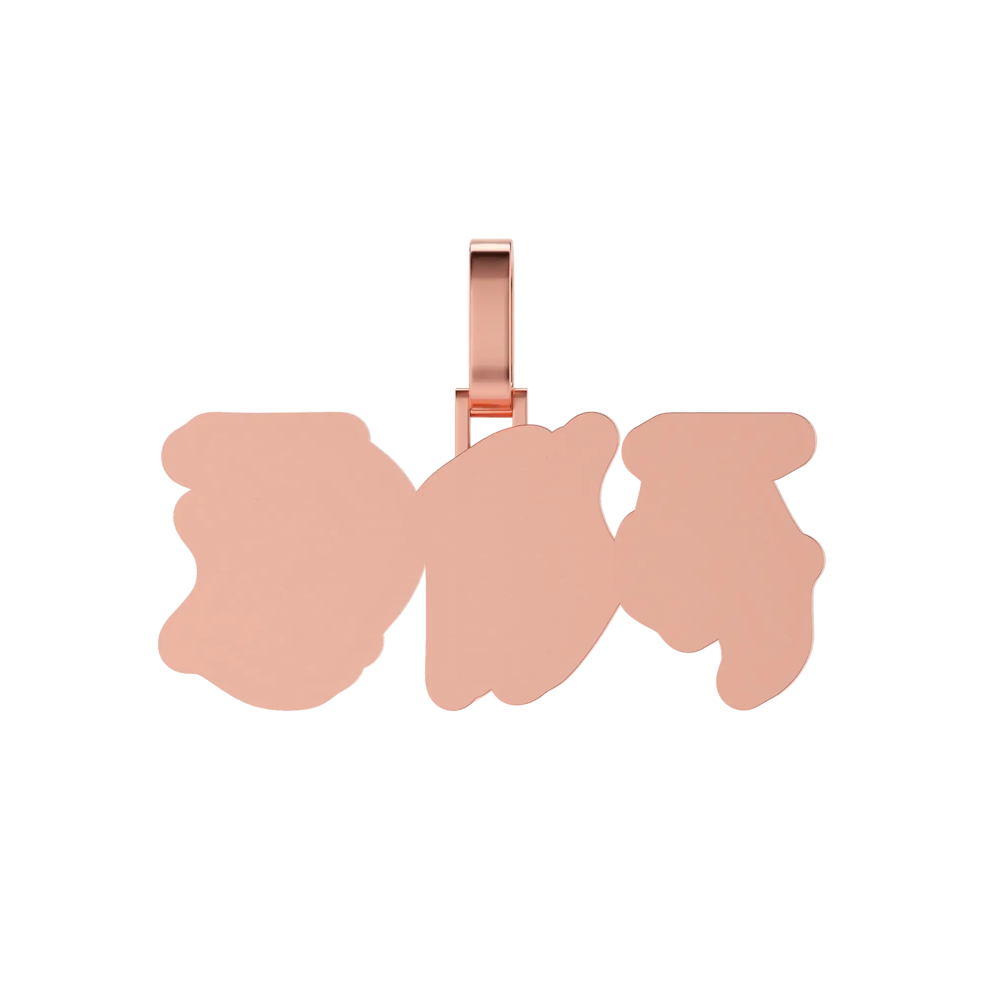 Custom Woven Set Letter Pendant - Image 5
