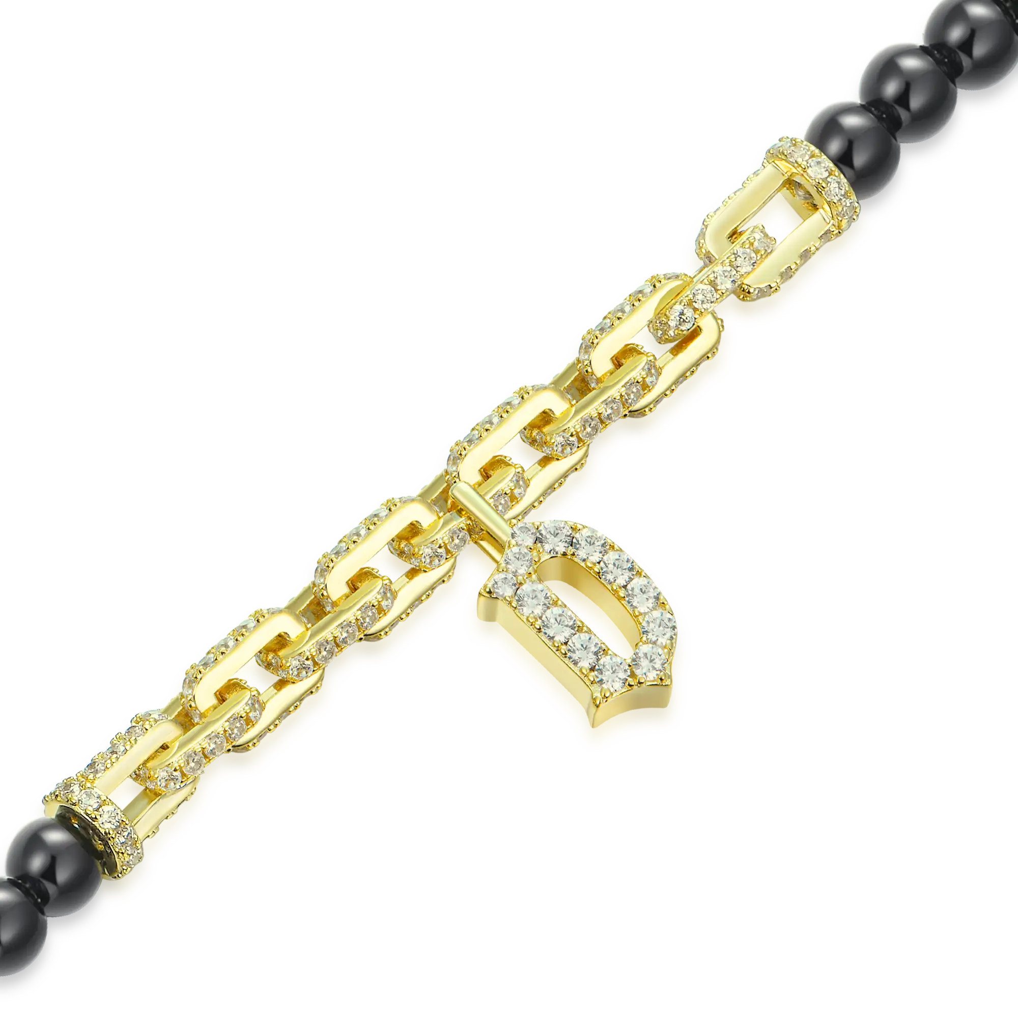 Custom Letter Pearl Bracelet - 5mm - Image 3