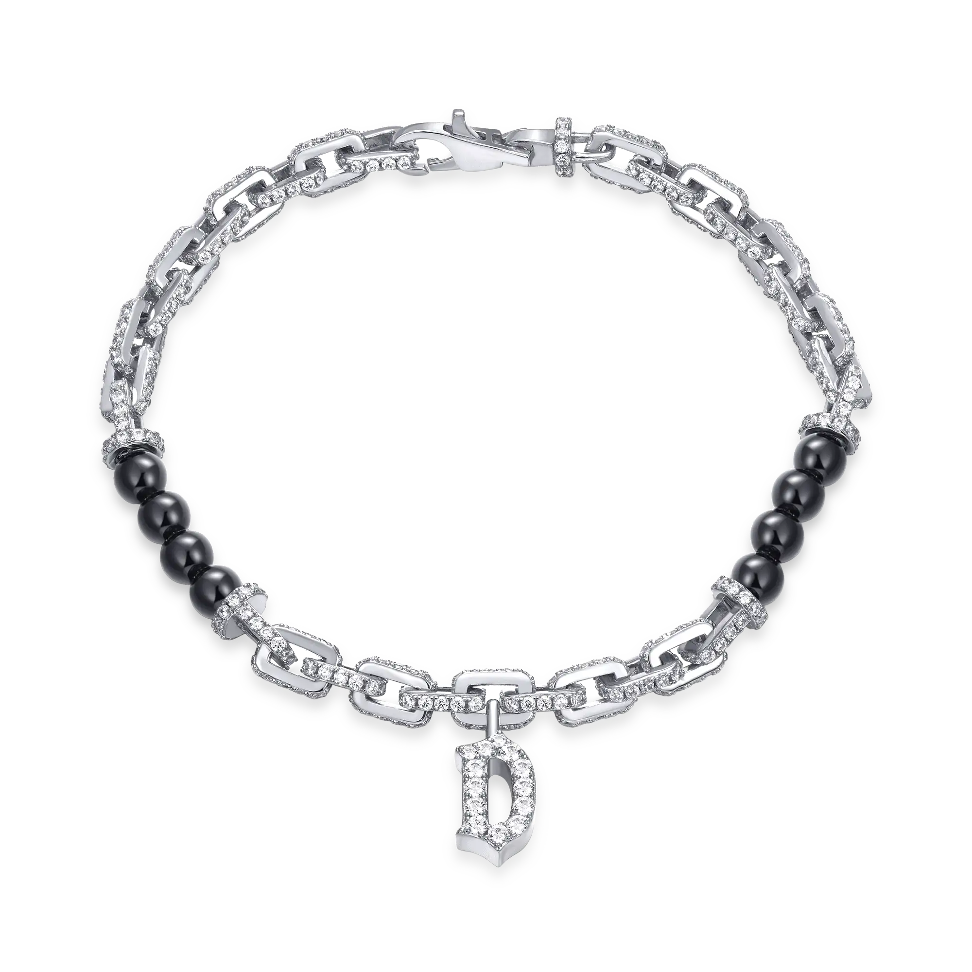 Custom Letter Pearl Bracelet - 5mm - Image 5