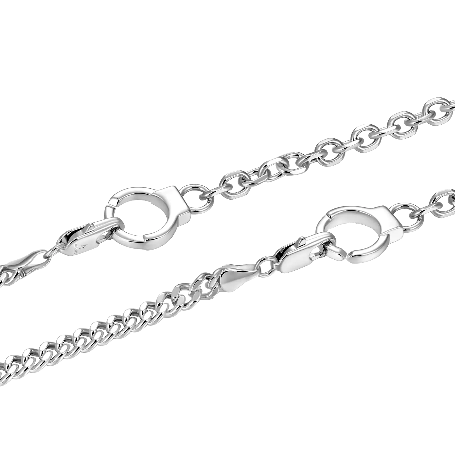 18" Detachable Handcuffs Buckle Necklace - 5mm - Image 2