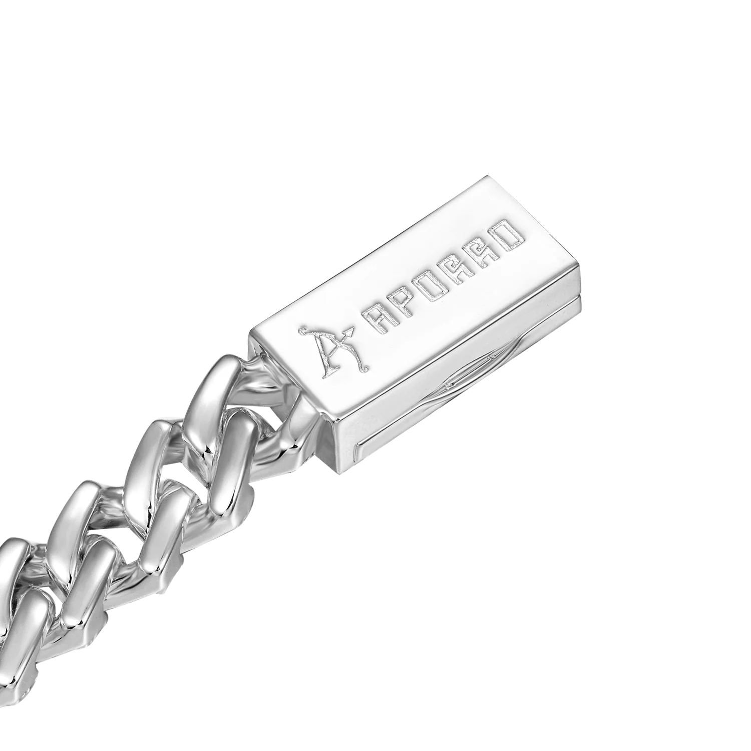 Emerald Cut Prong Cuban Link Bracelet - 10mm - Image 5