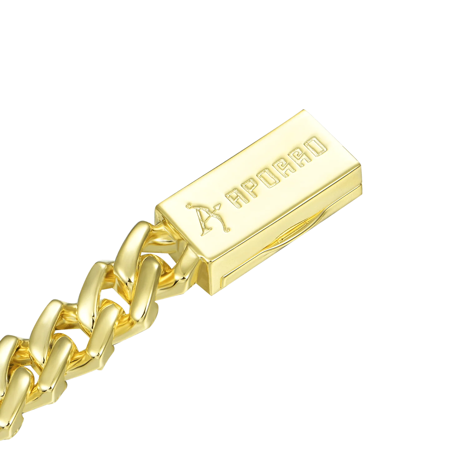 Emerald Cut Prong Cuban Link Bracelet - 10mm - Image 8