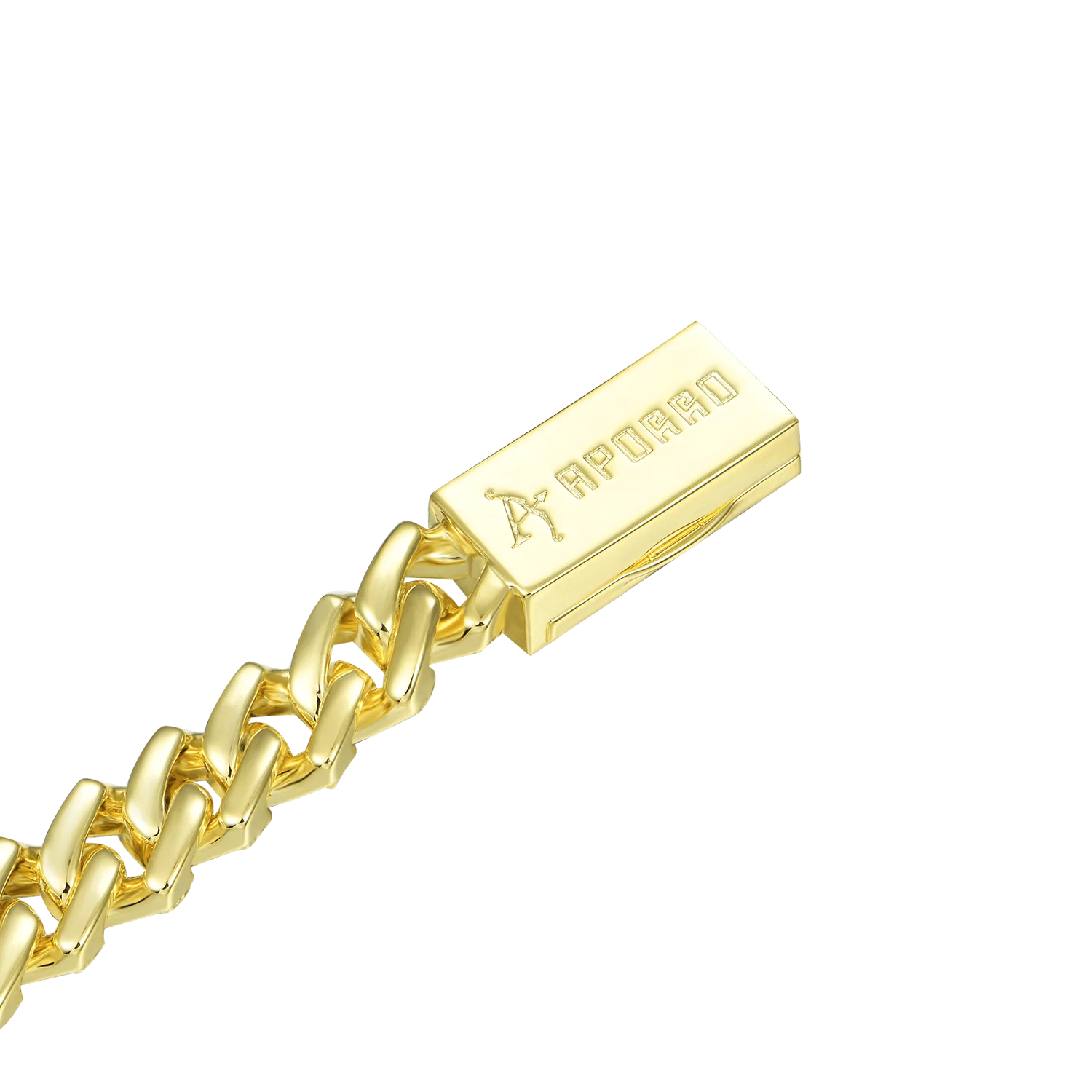 Emerald Cut Prong Cuban Link Chain - 10mm - Image 13