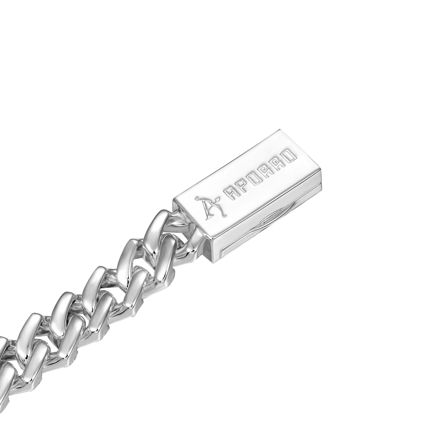 Emerald Cut Prong Cuban Link Chain - 10mm - Image 7