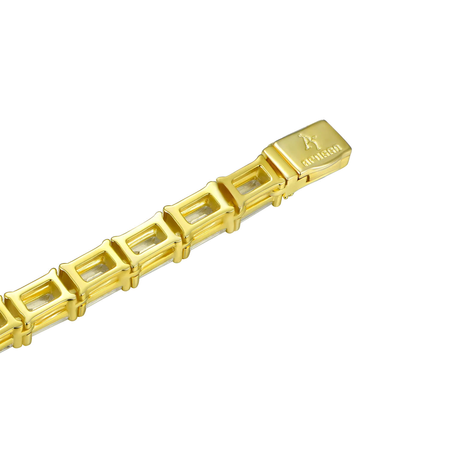 Emerald Cut Tennis Bracelet - 4mm - Image 9