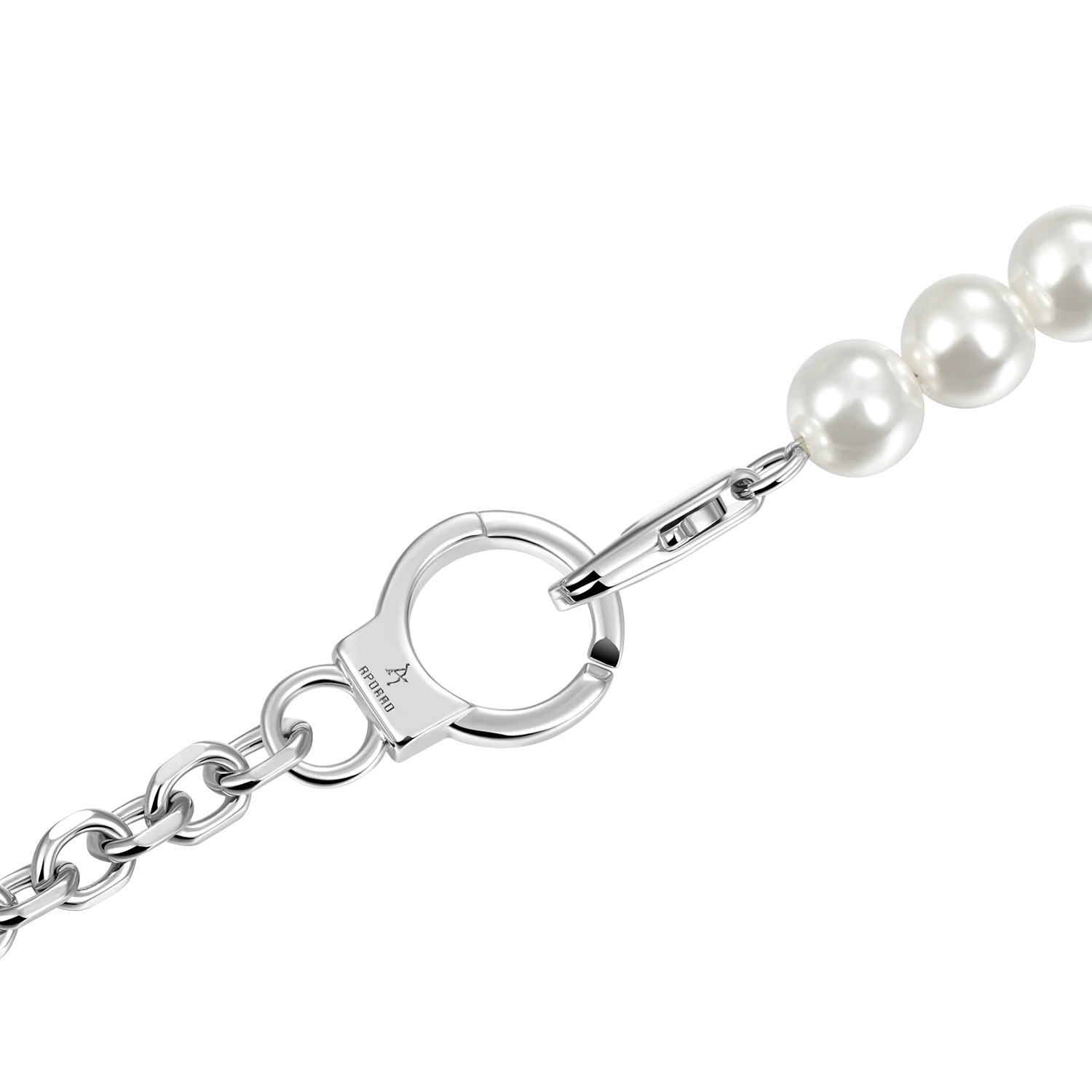 ESSENTIALS Handcuffs Pearl Panel Detachable Necklace - Image 4