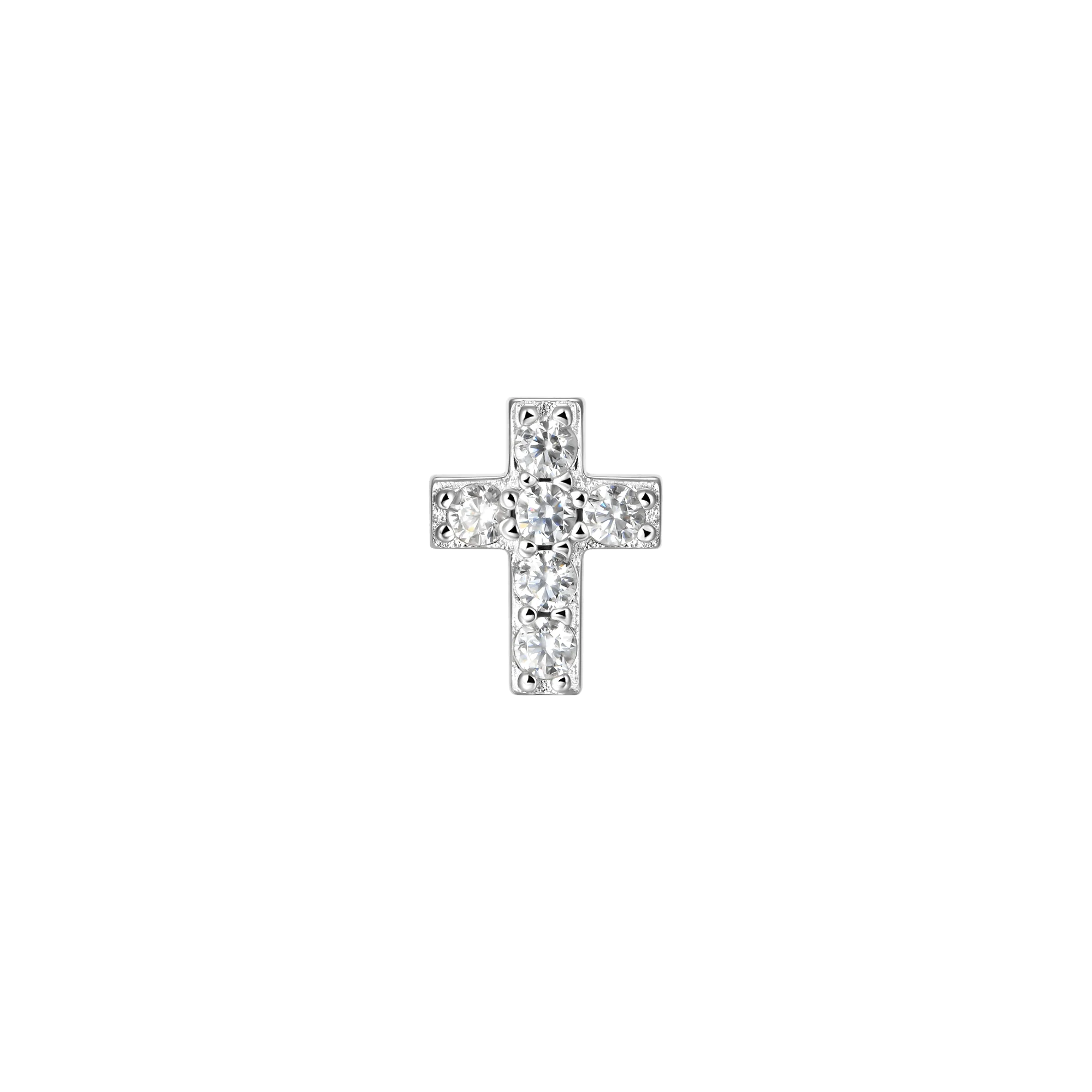 S925 Eternal Cross Stud Earring - Image 6