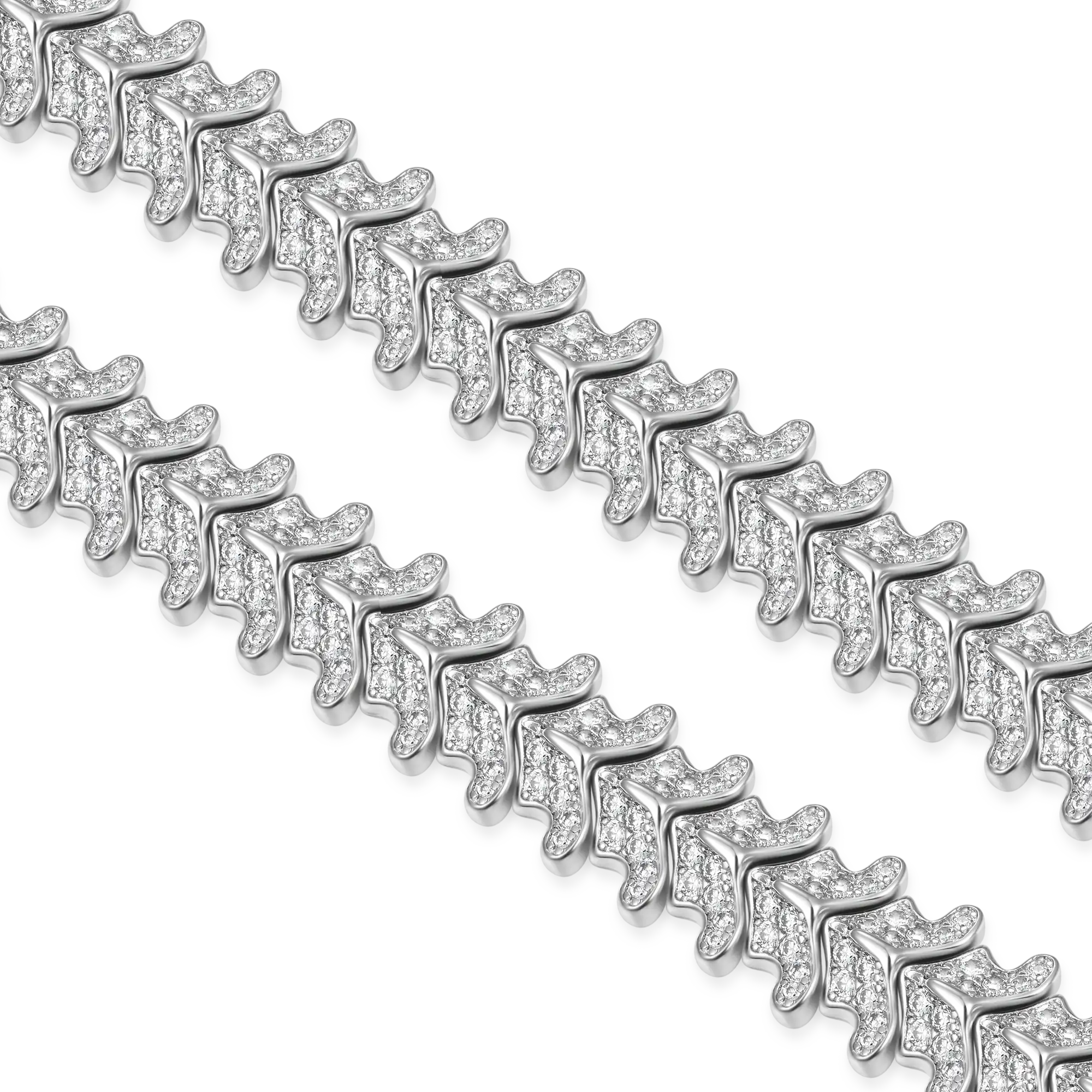 Spine Chain & Bracelet & Cuban Link Ring Gift Set - Image 4