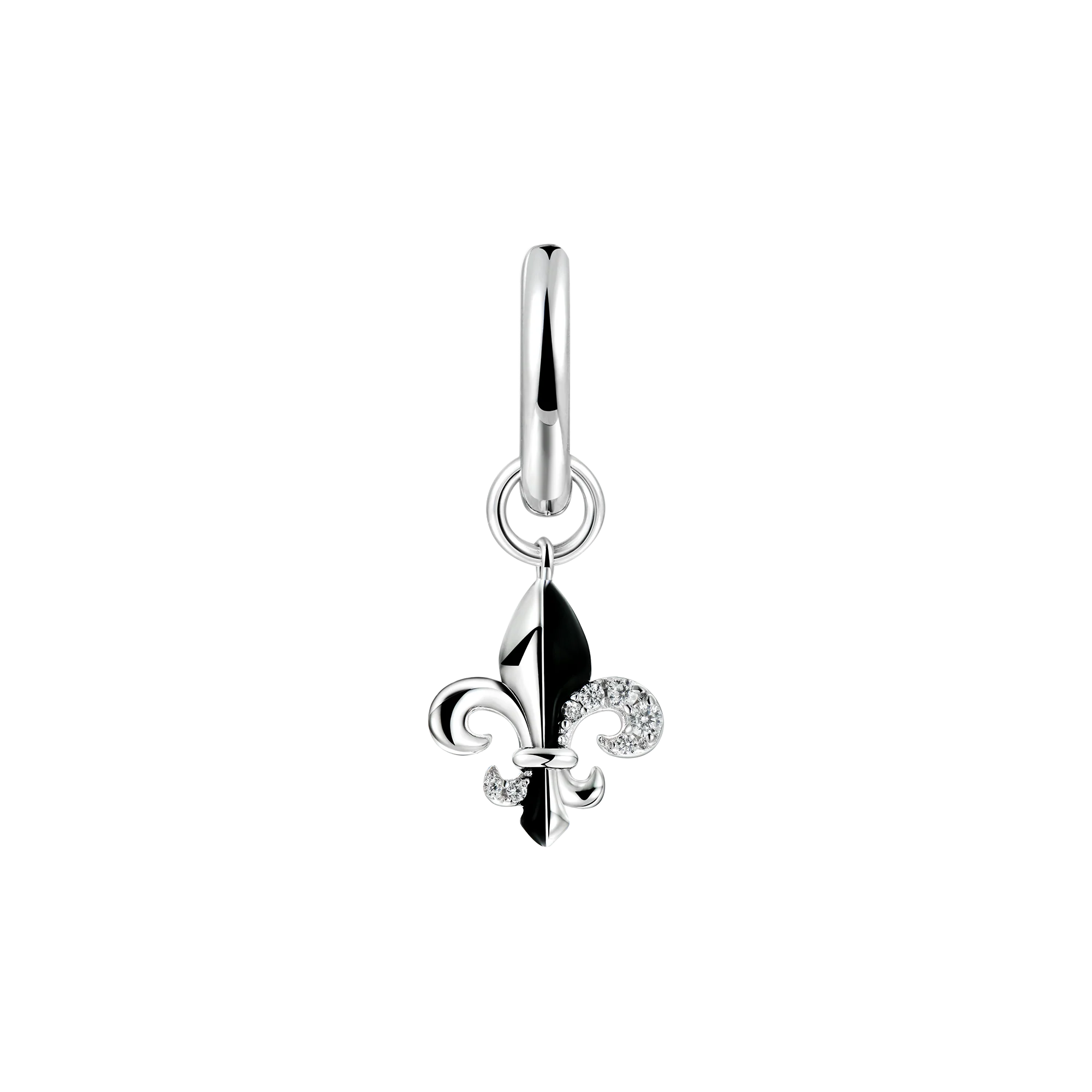 Fleur de lis Dangly Earring - Single