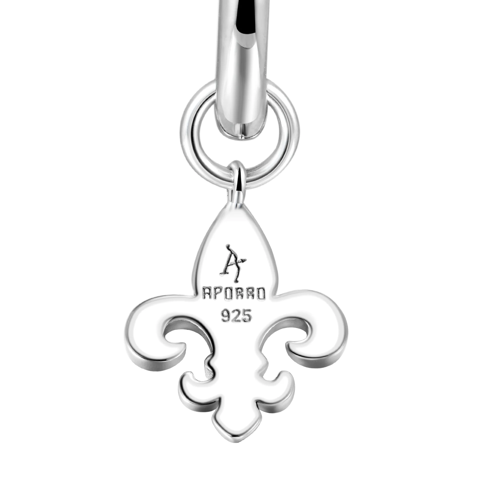 Fleur de lis Dangly Earring - Single - Image 4