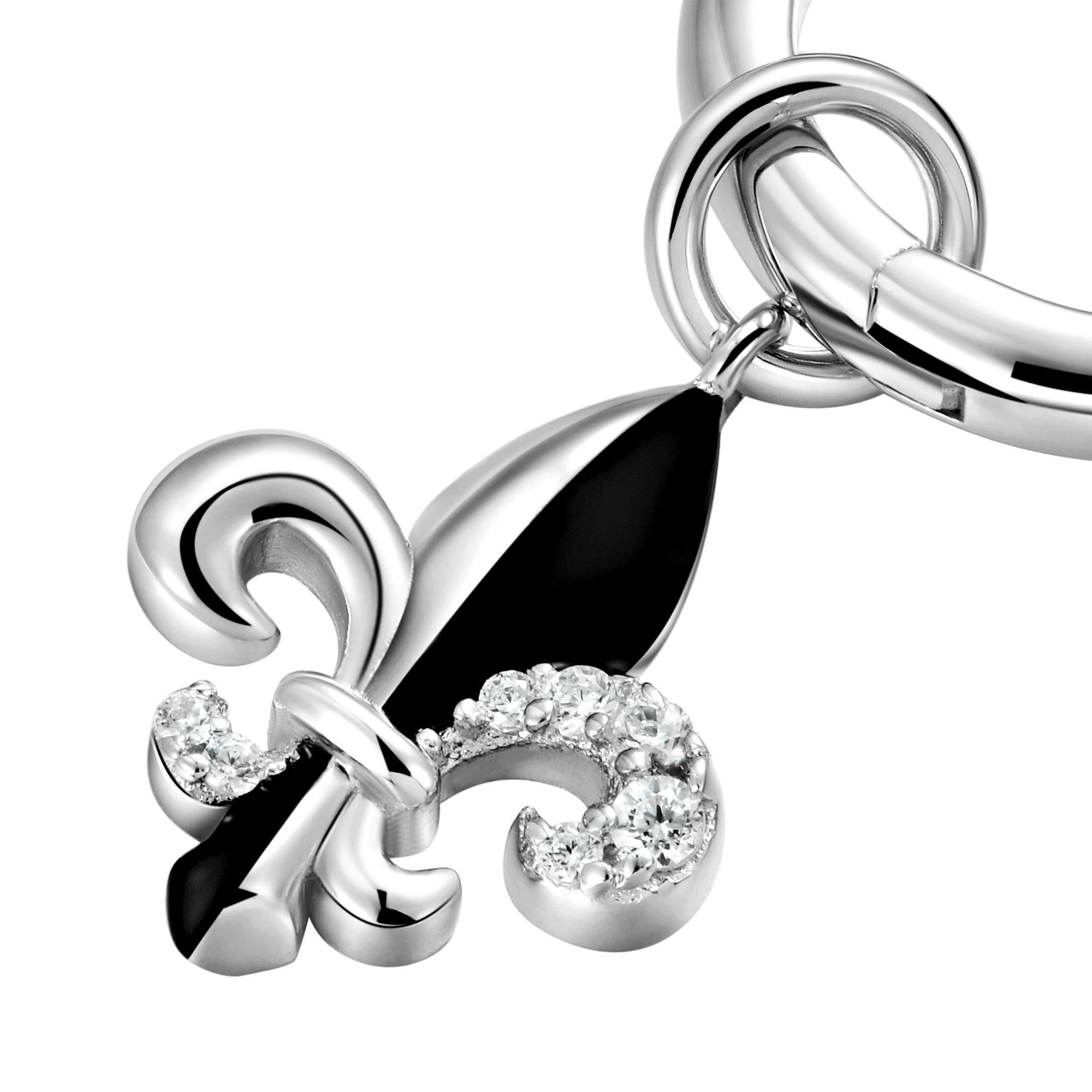 Fleur de lis Dangly Earring - Single - Image 5