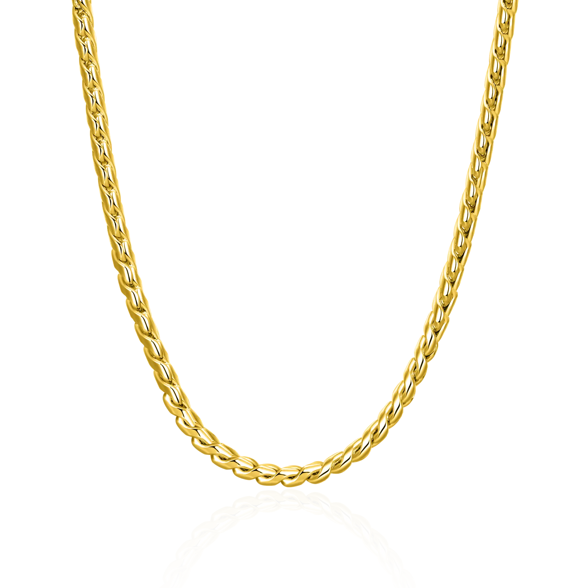 Franco Chain - Yellow Gold - Image 8