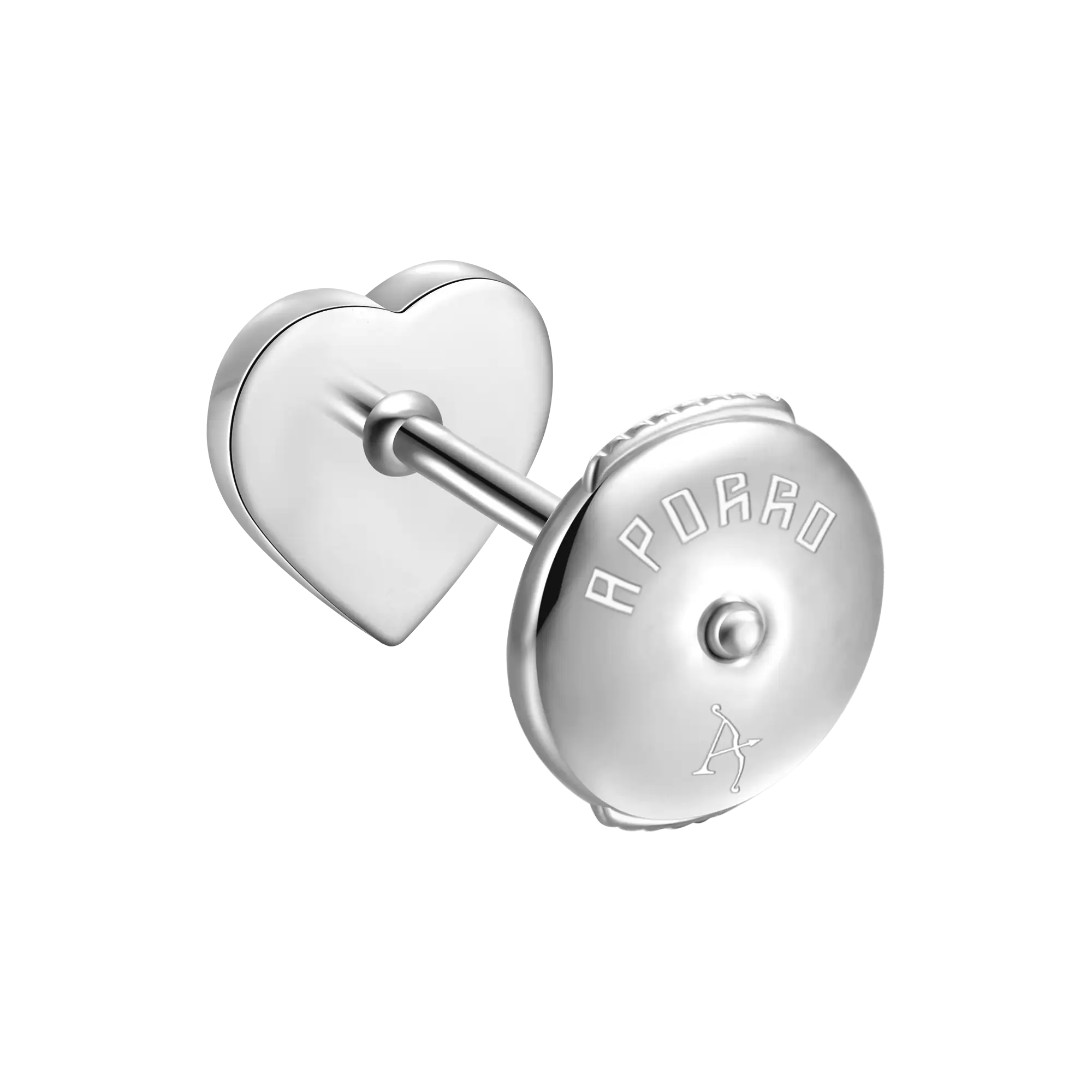 S925 Heart Baguette Mix Halo Stud Earrings - Pair - Image 17