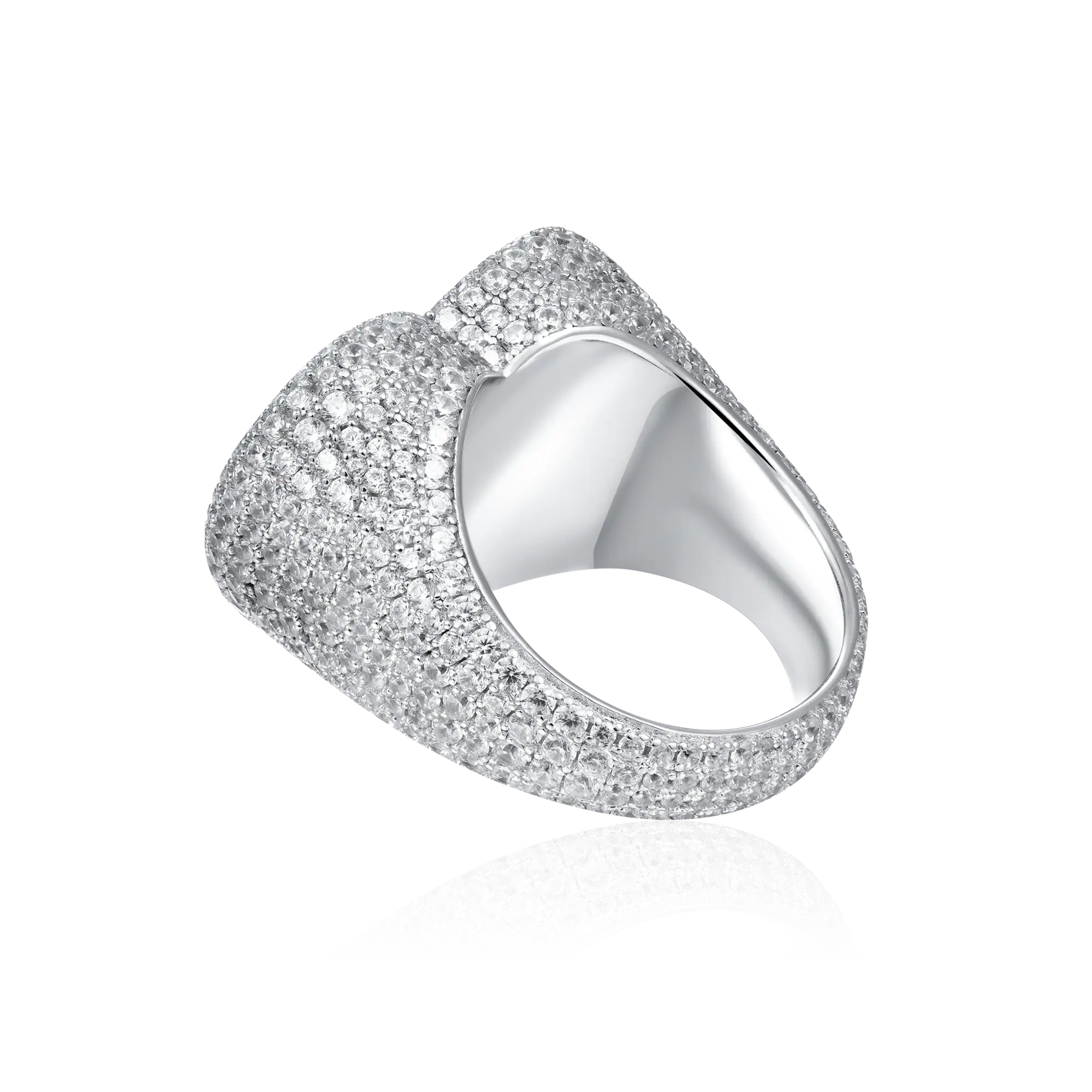 Custom Heart Shaped Baguette Ring - Image 6