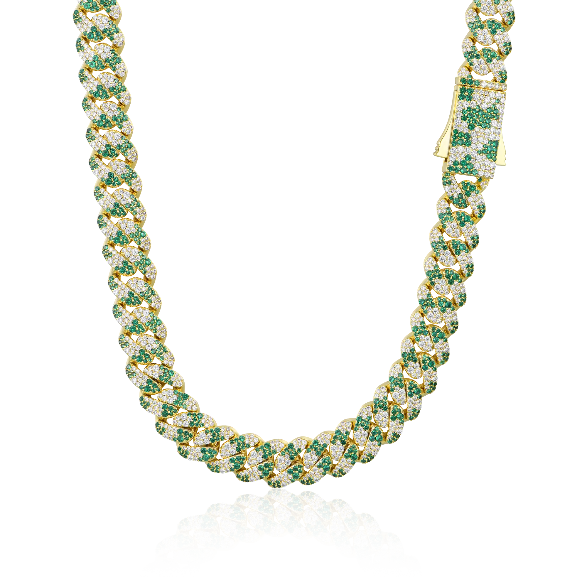 Iced Camouflage Cuban Chain - 12mm - Image 10