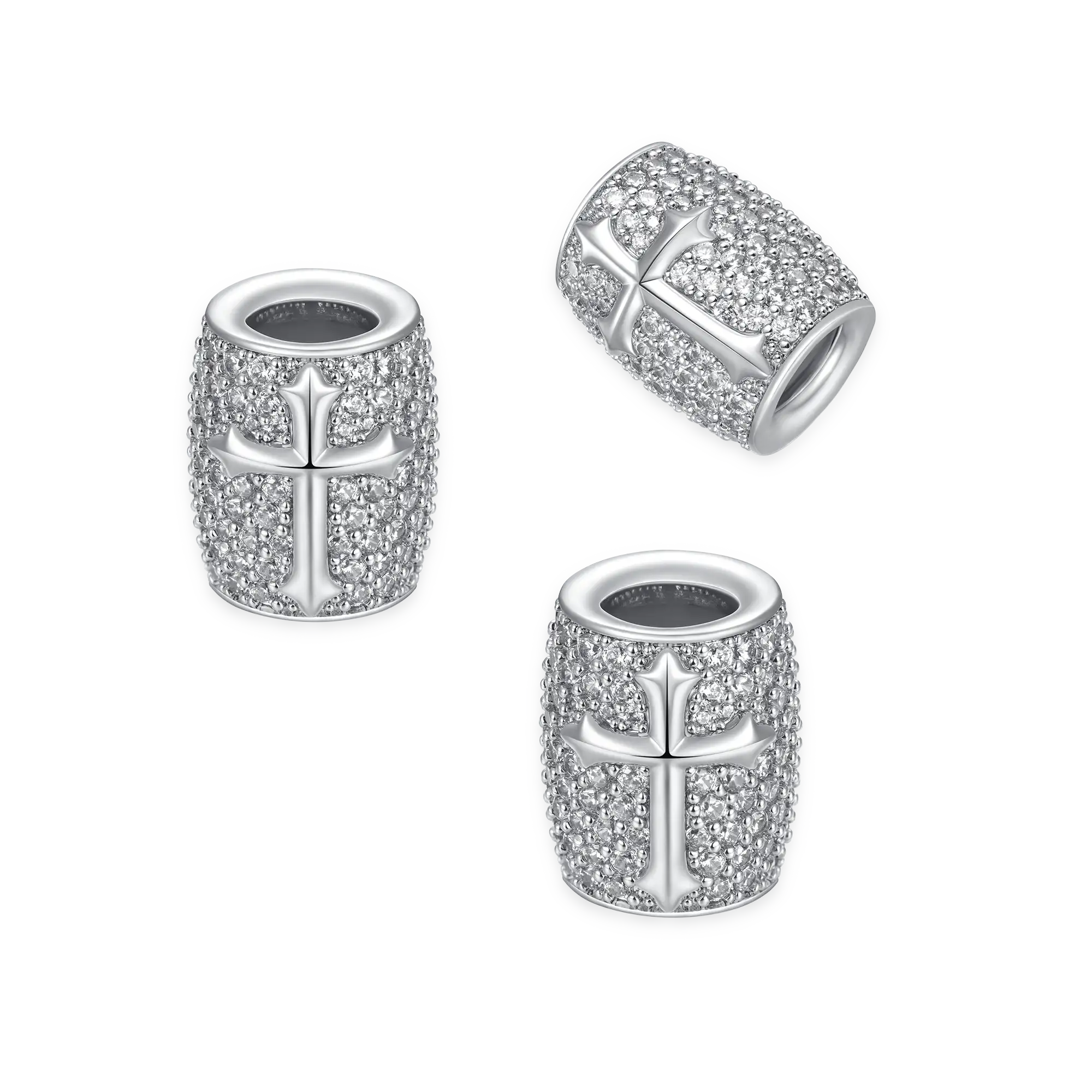 Iced Cross Hair Beads - Image 10