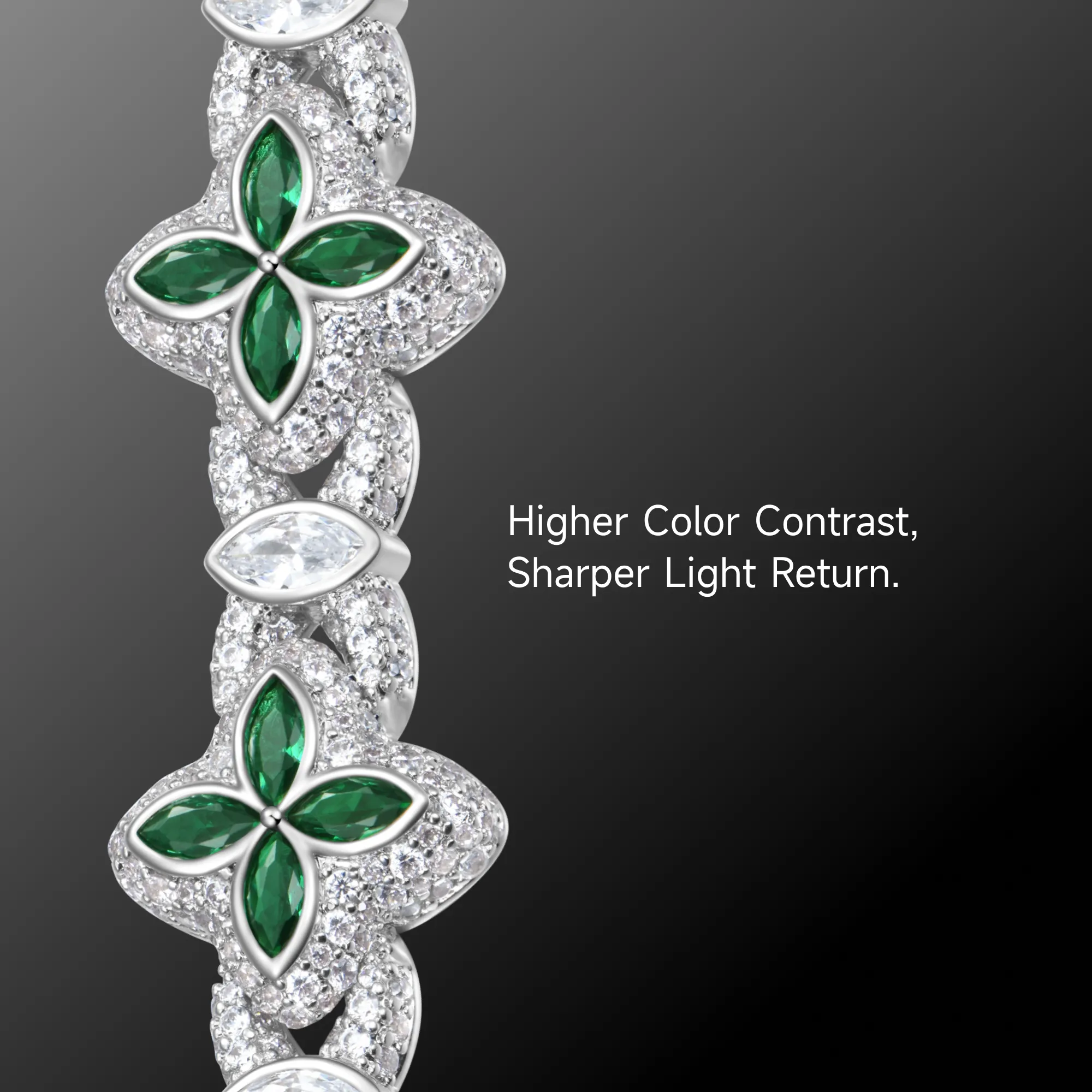 Iced Luminous Clover Bracelet - Image 5