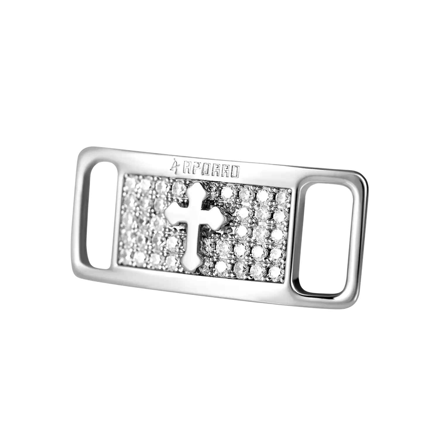 Iced Out Cross Lace Lock - Image 10