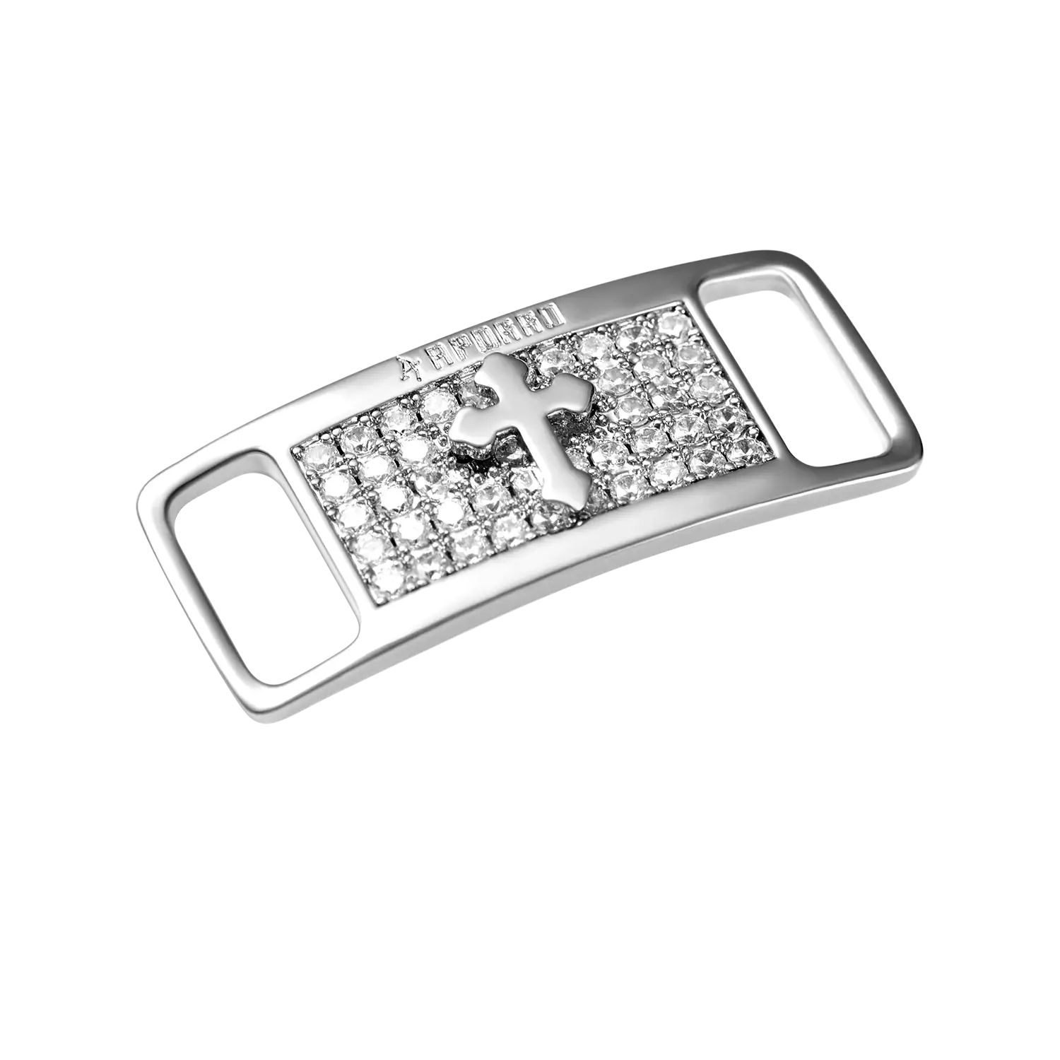 Iced Out Cross Lace Lock - Image 9