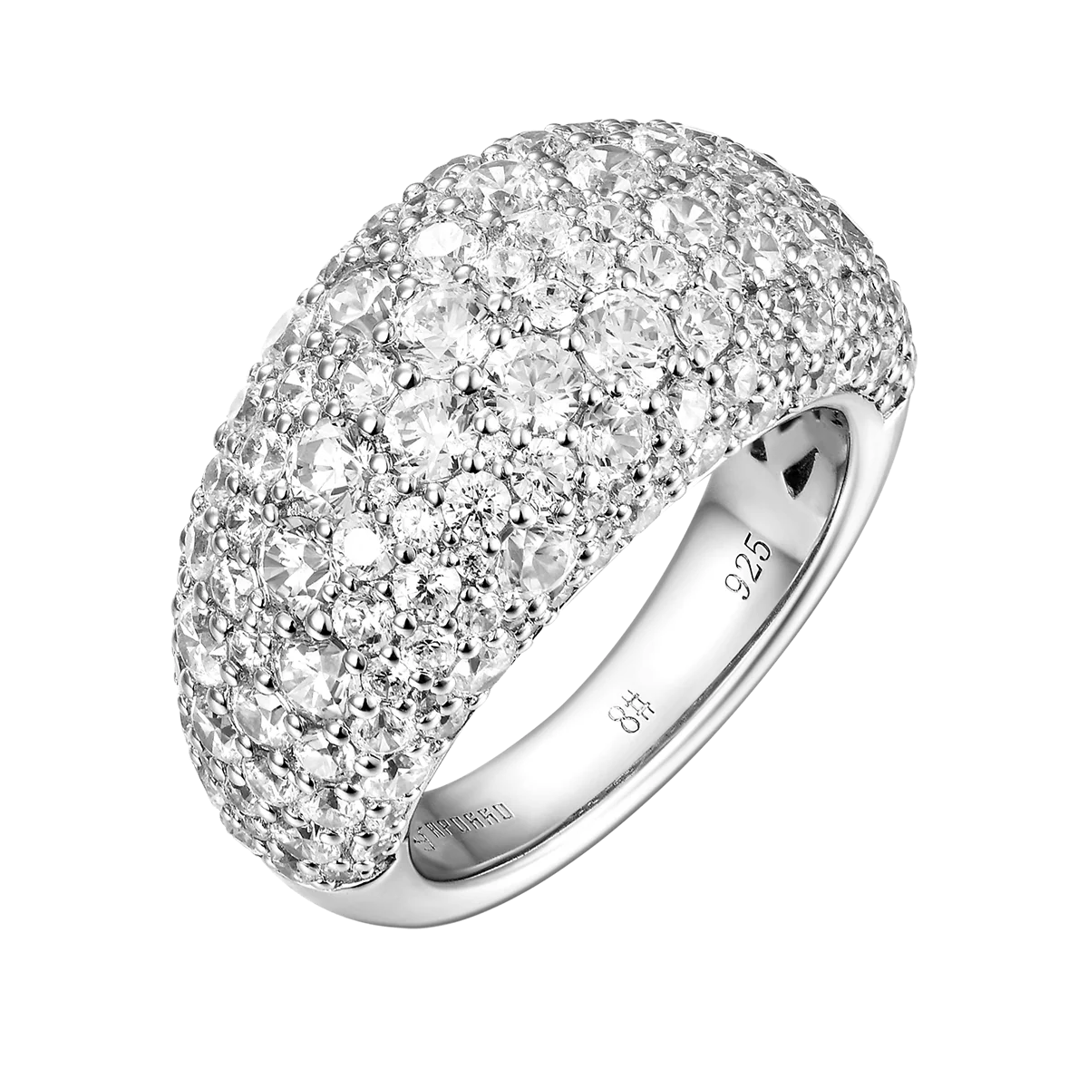 Iced Out Curved Ring - Image 5