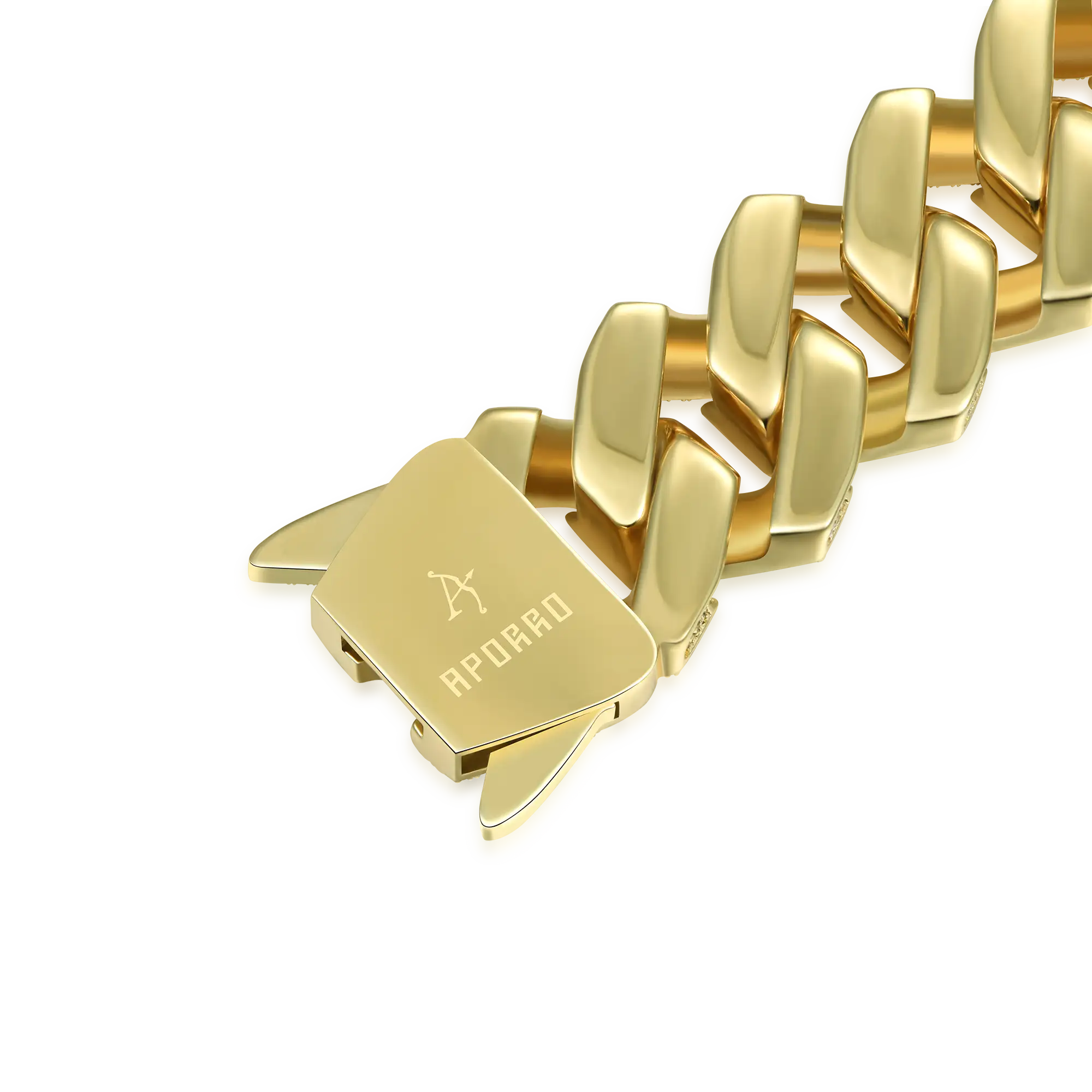 Custom Rollercoaster Buckle Prong Cuban Chain - 25mm - Image 8