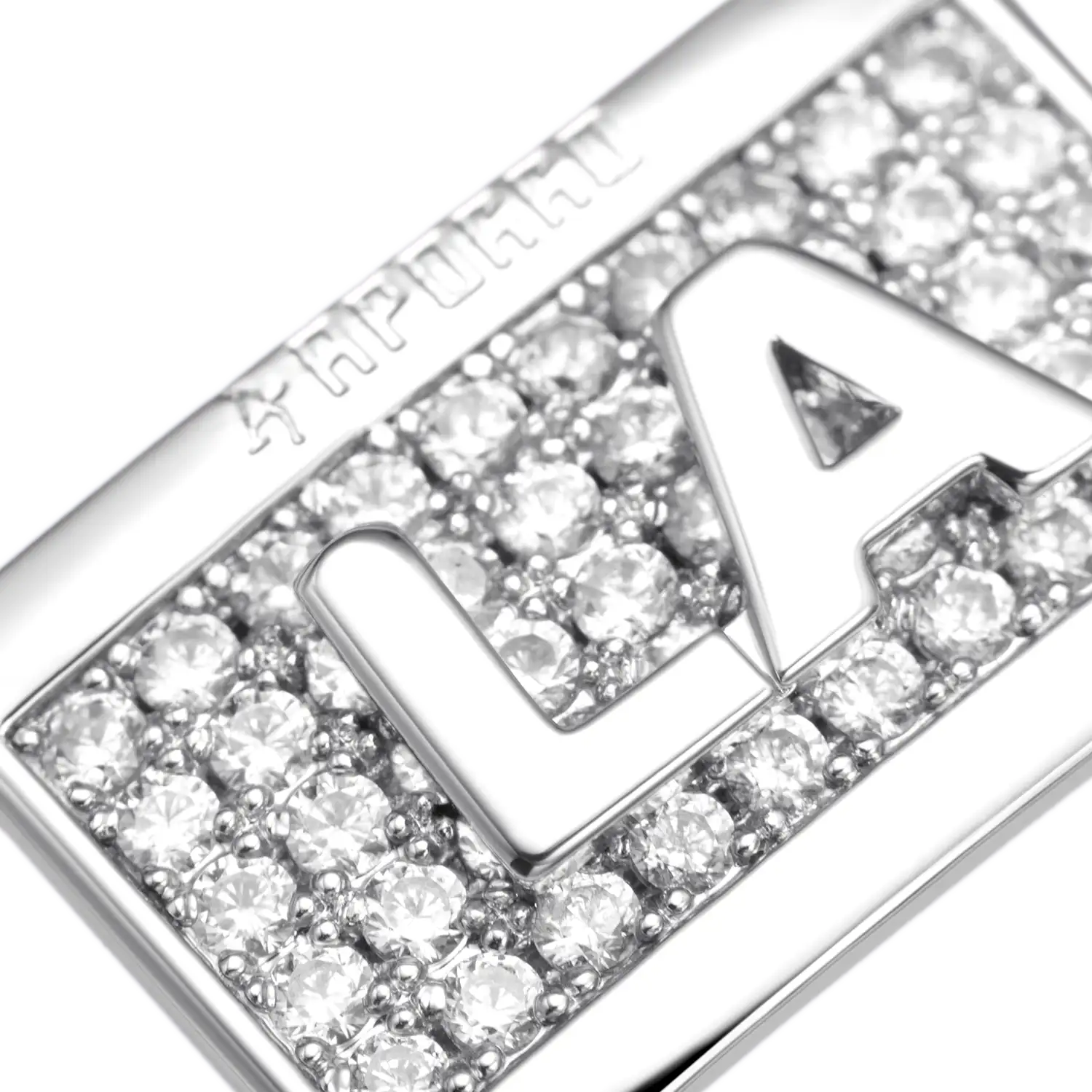 Iced Out Los Angeles "LA" Lace Lock - Image 8