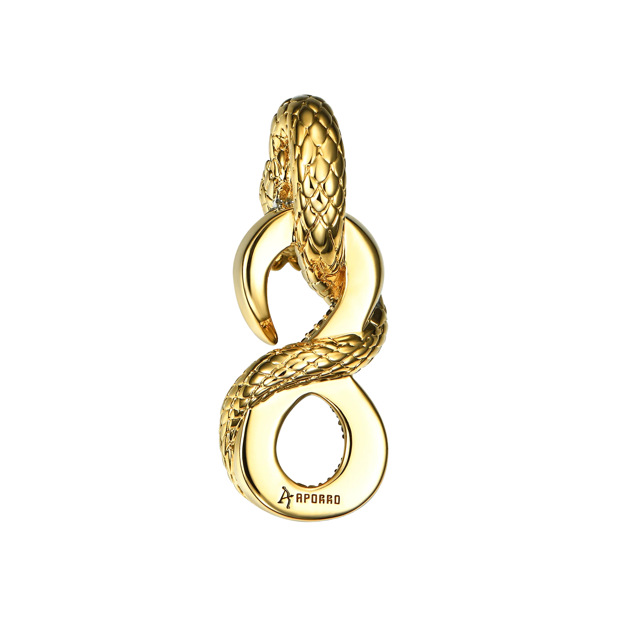 Infinity Tri-tone Snake Pendant - Image 6
