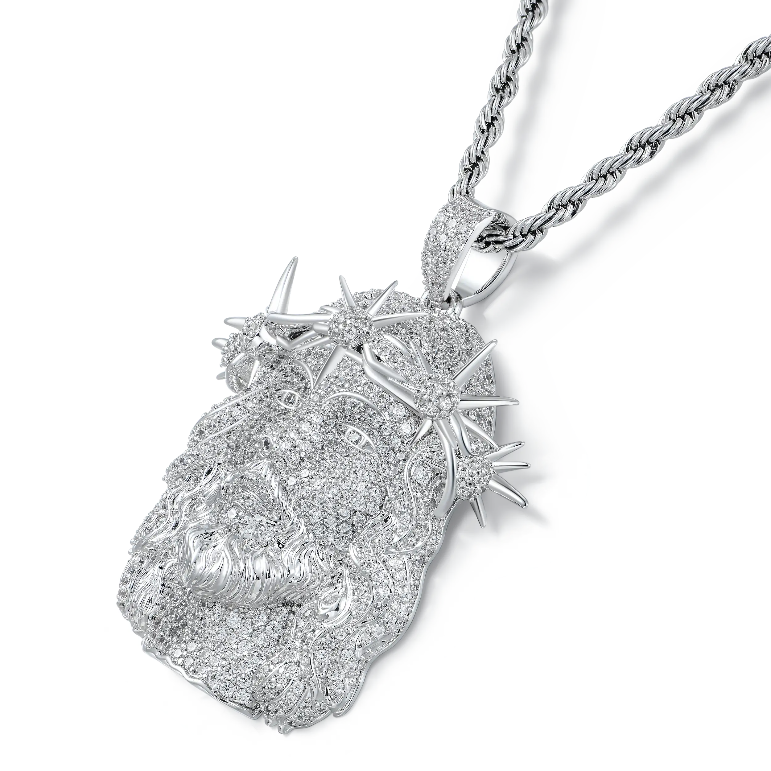 Jesus Piece Iced Pendant - Image 19