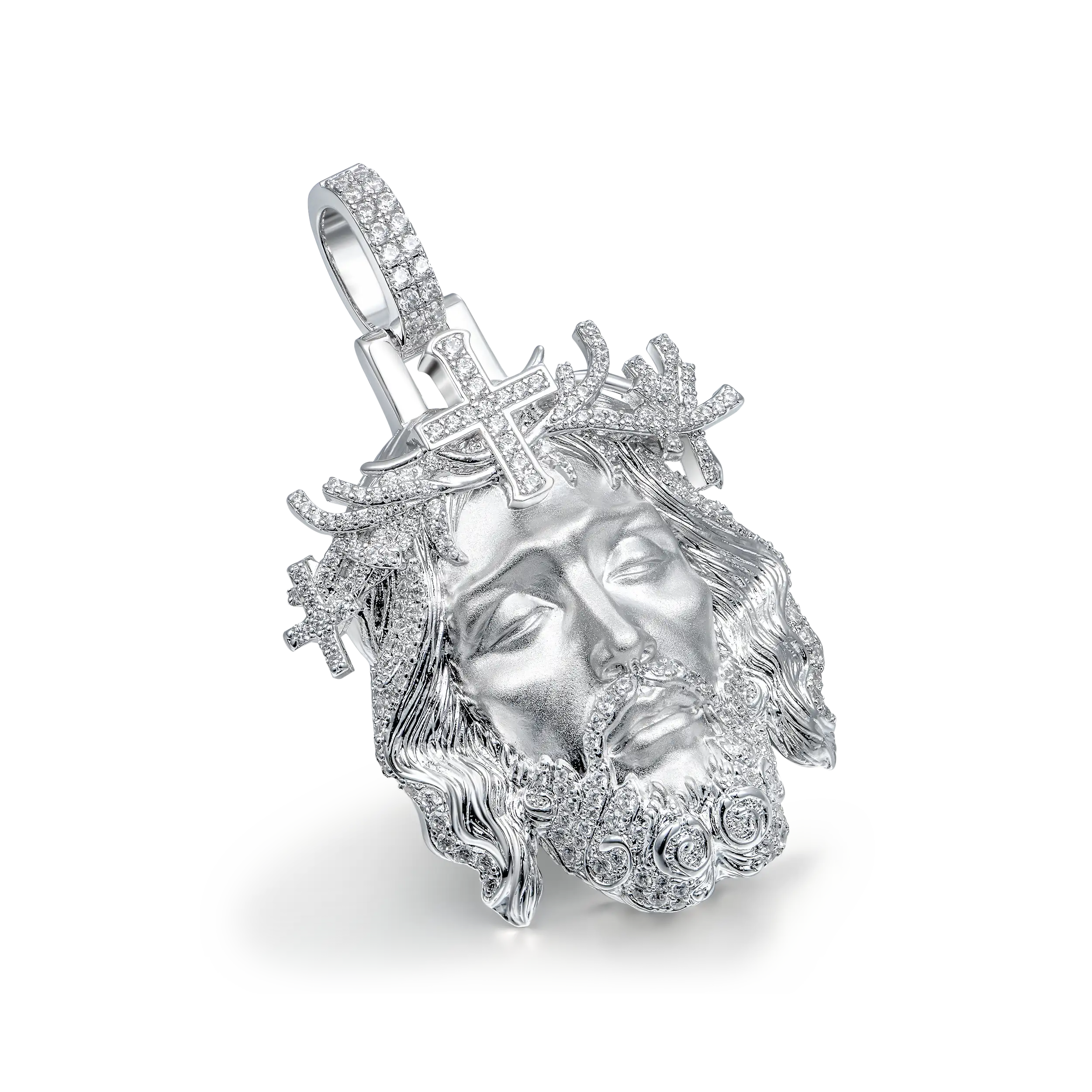 Jesus Piece Iced Pendant - Image 4