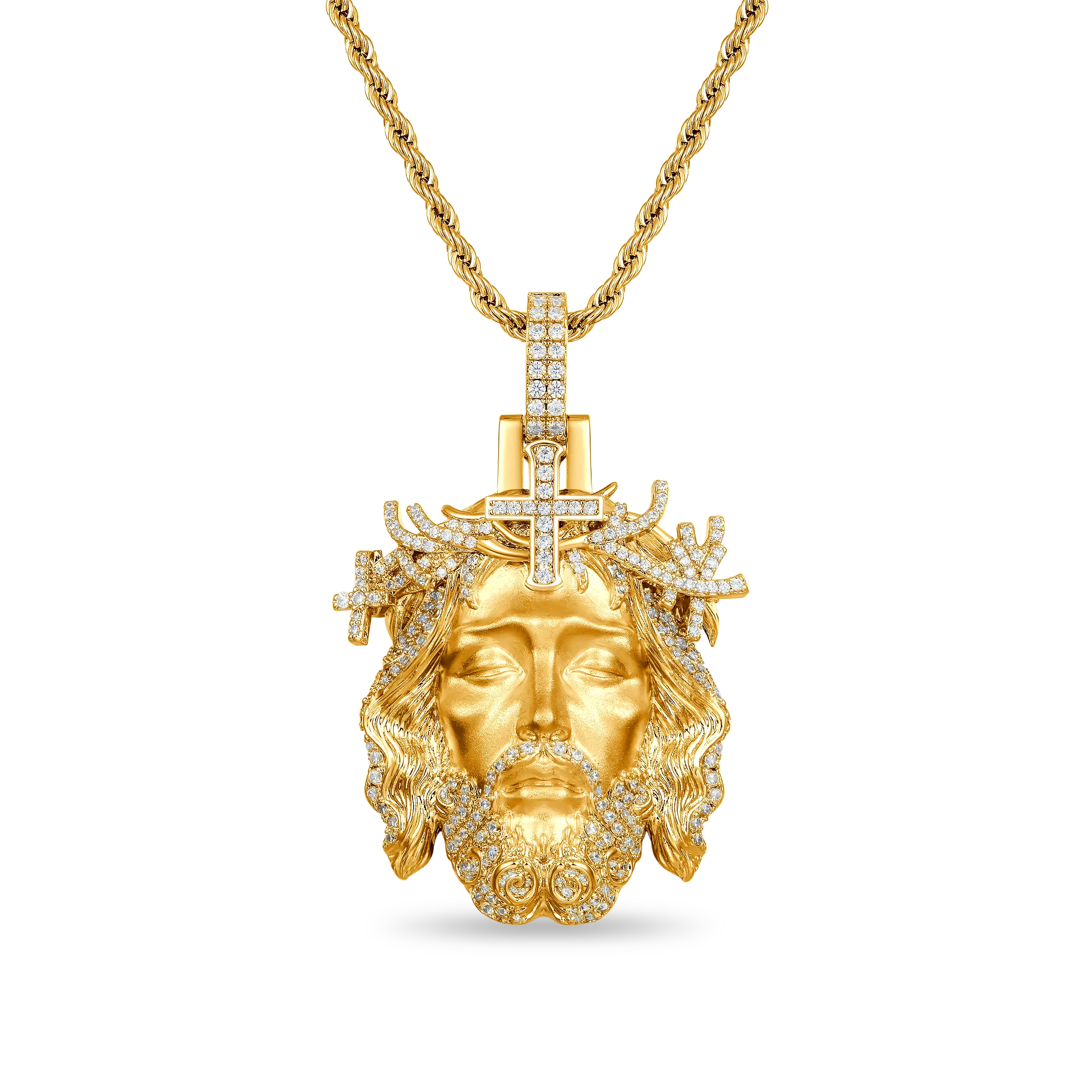 Jesus Piece Iced Pendant - Image 7