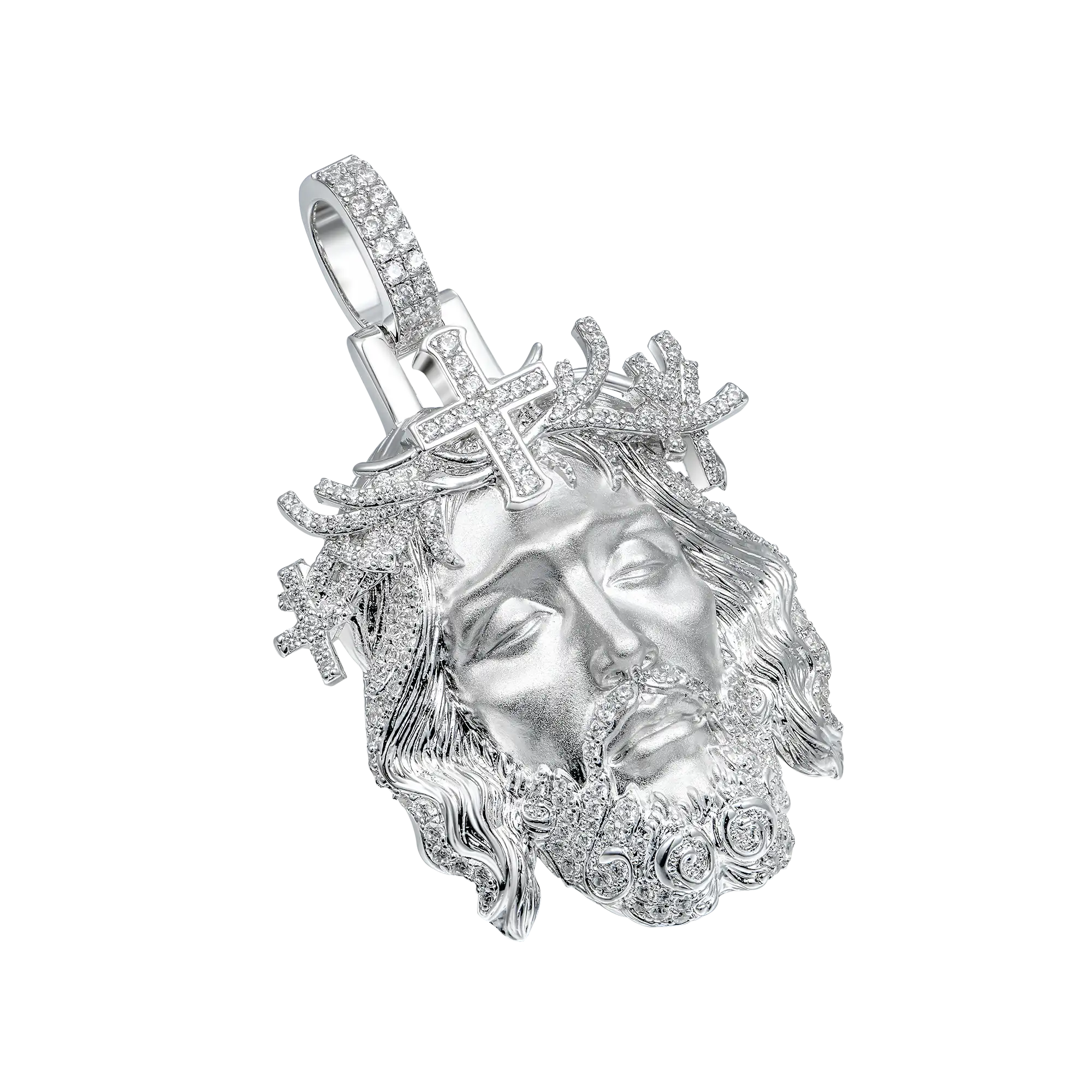 Jesus Piece Iced Pendant - Image 5