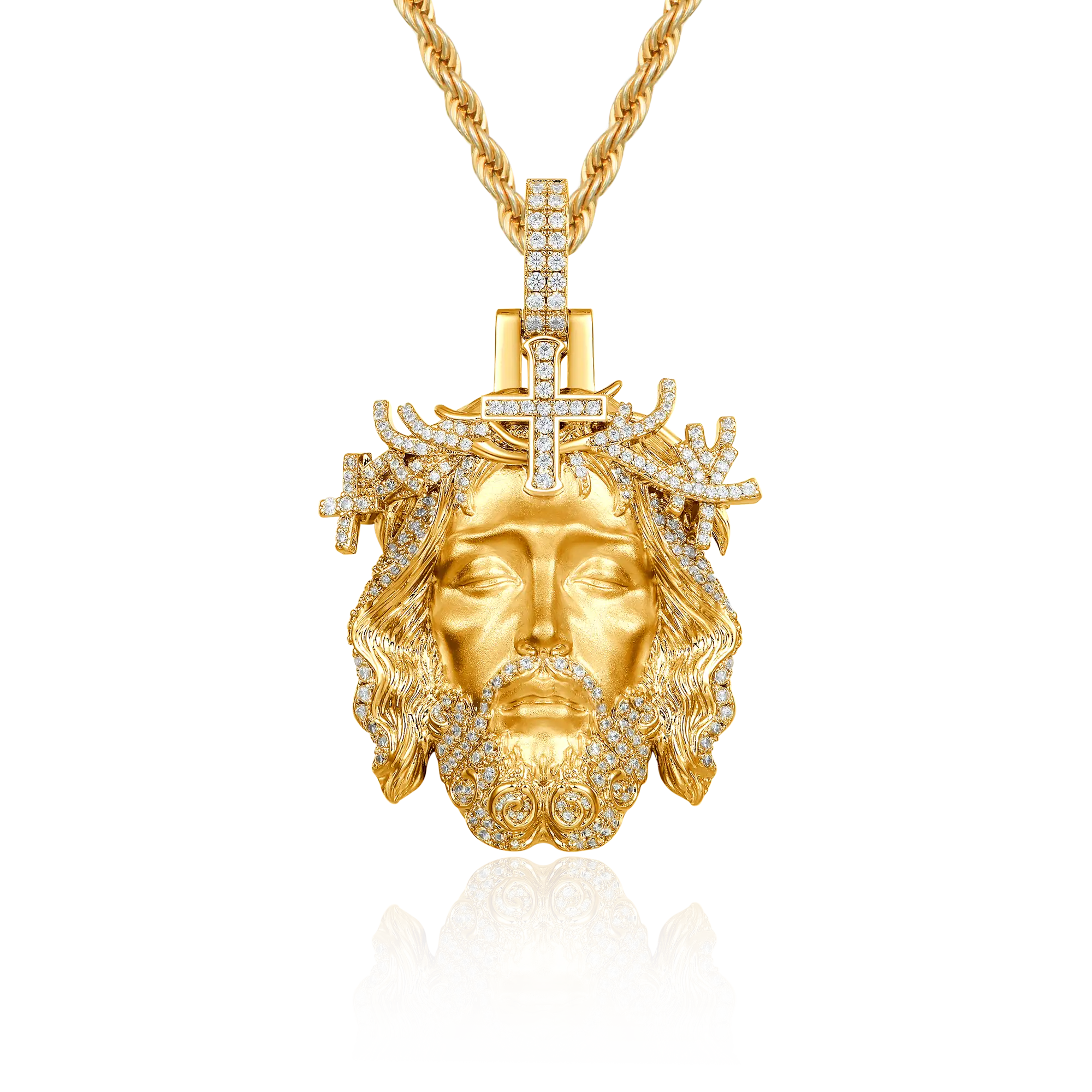 Jesus Piece Iced Pendant - Image 7