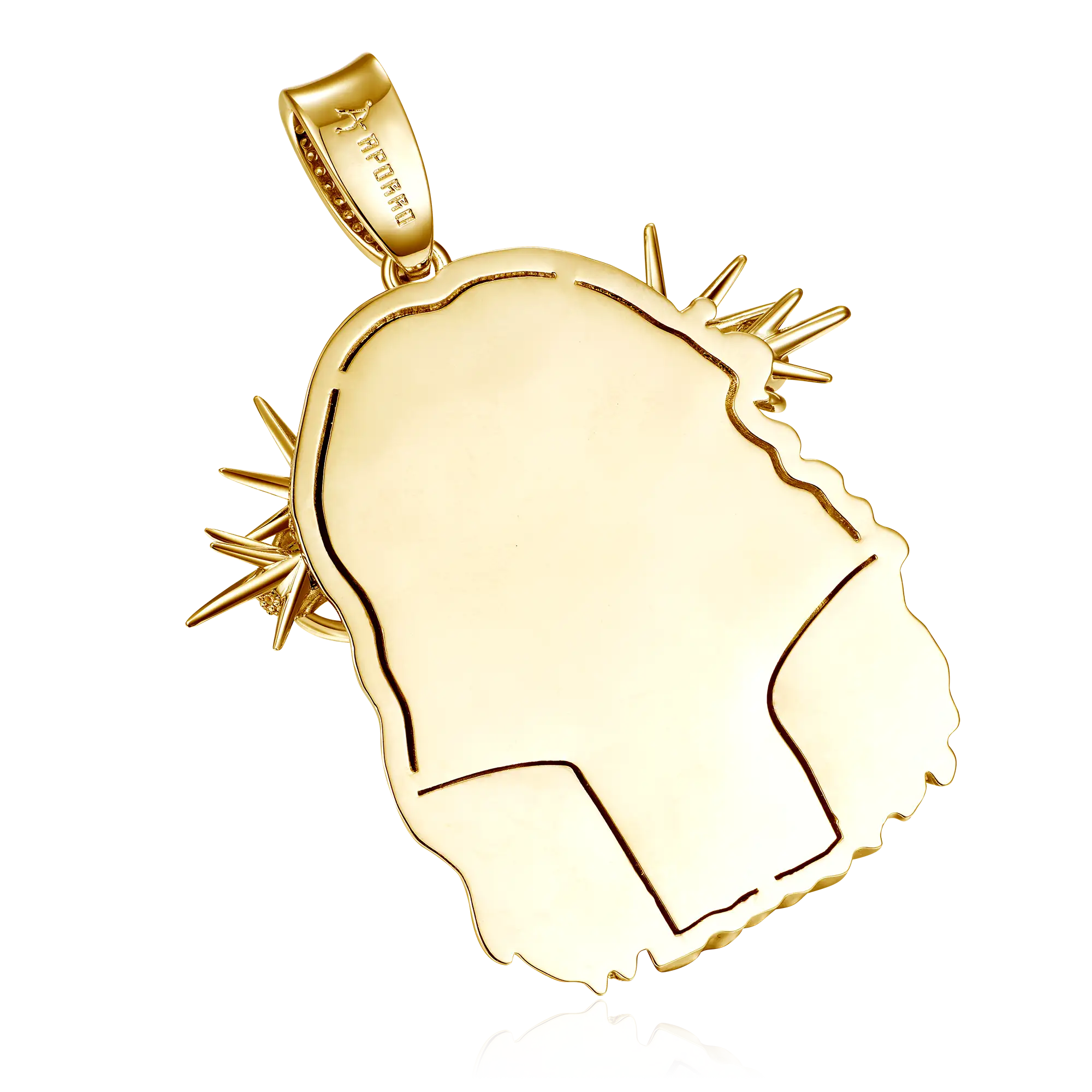 Jesus Piece Fully Iced Pendant - Large - Image 7