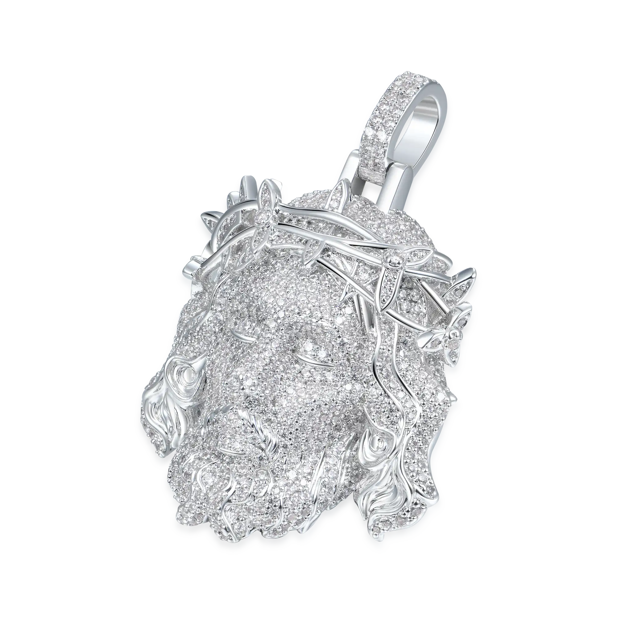 Jesus Piece Iced Pendant - Style 2 - Image 3
