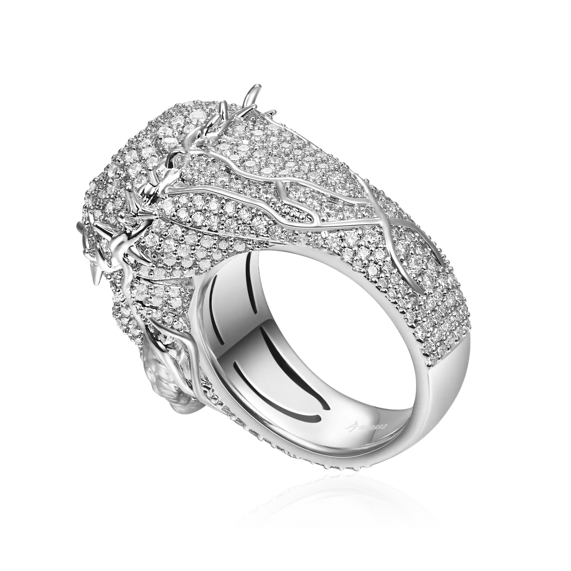 Jesus Piece Iced Ring - Image 4