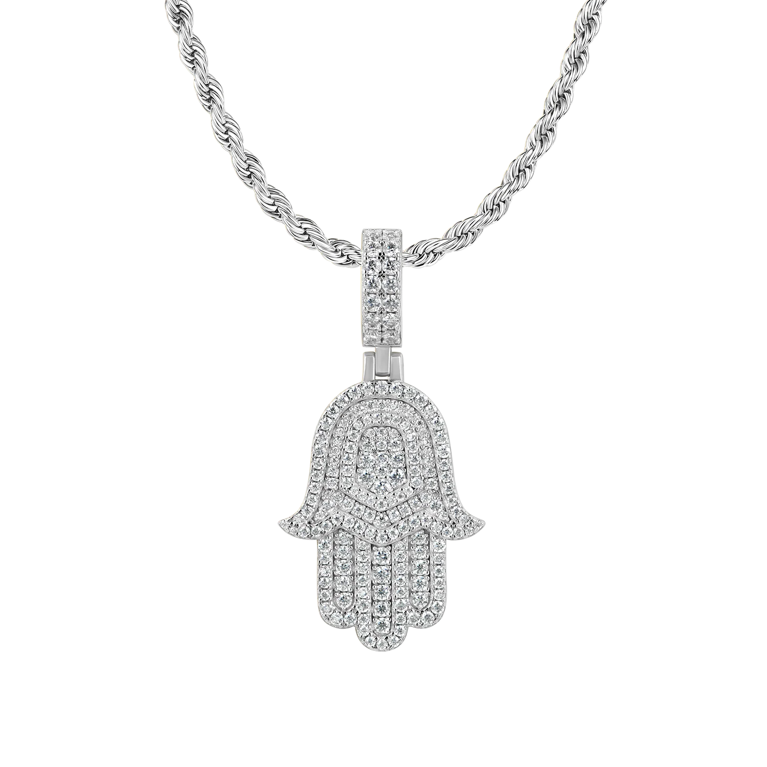 Youth Double-Layered Hamsa Pendant
