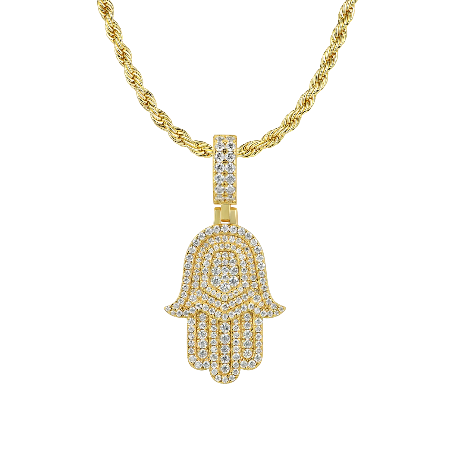 Youth Double-Layered Hamsa Pendant - Image 6