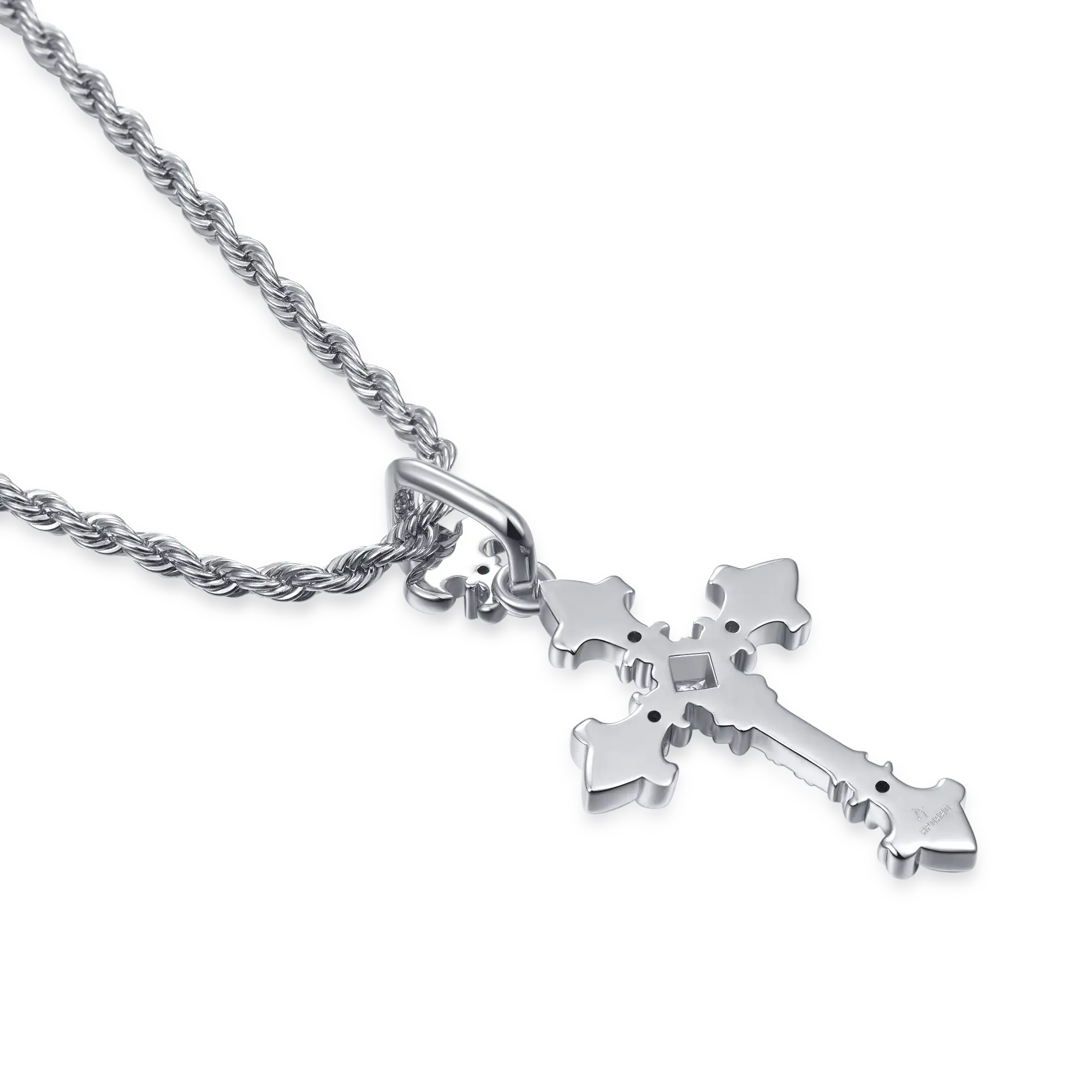 Knight Flower Cross Pendant - Image 11