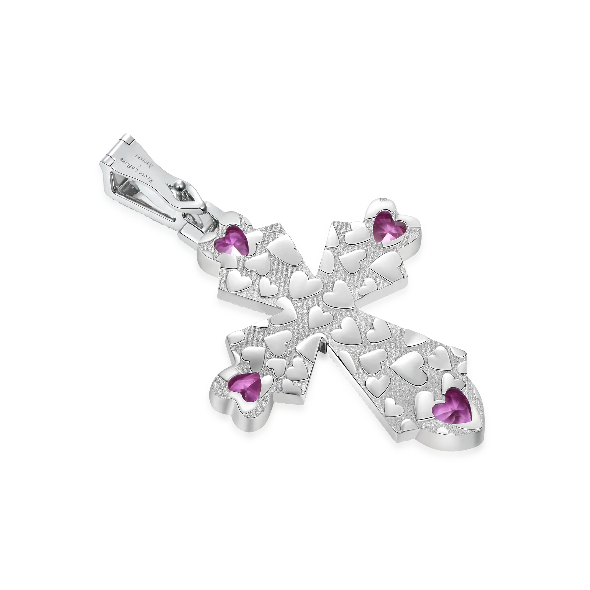 LaFlare Church On Iced Cross Pendant - Image 3
