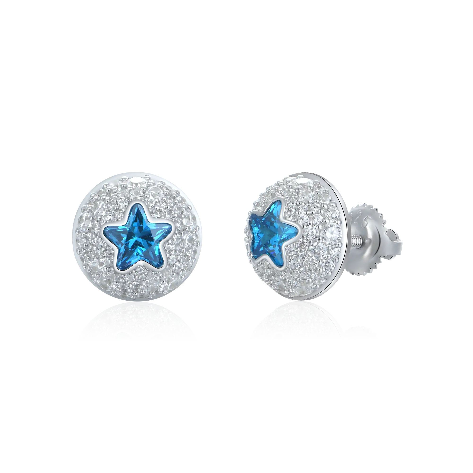 S925 LaFlare Star Boi Stud Earrings - Pair