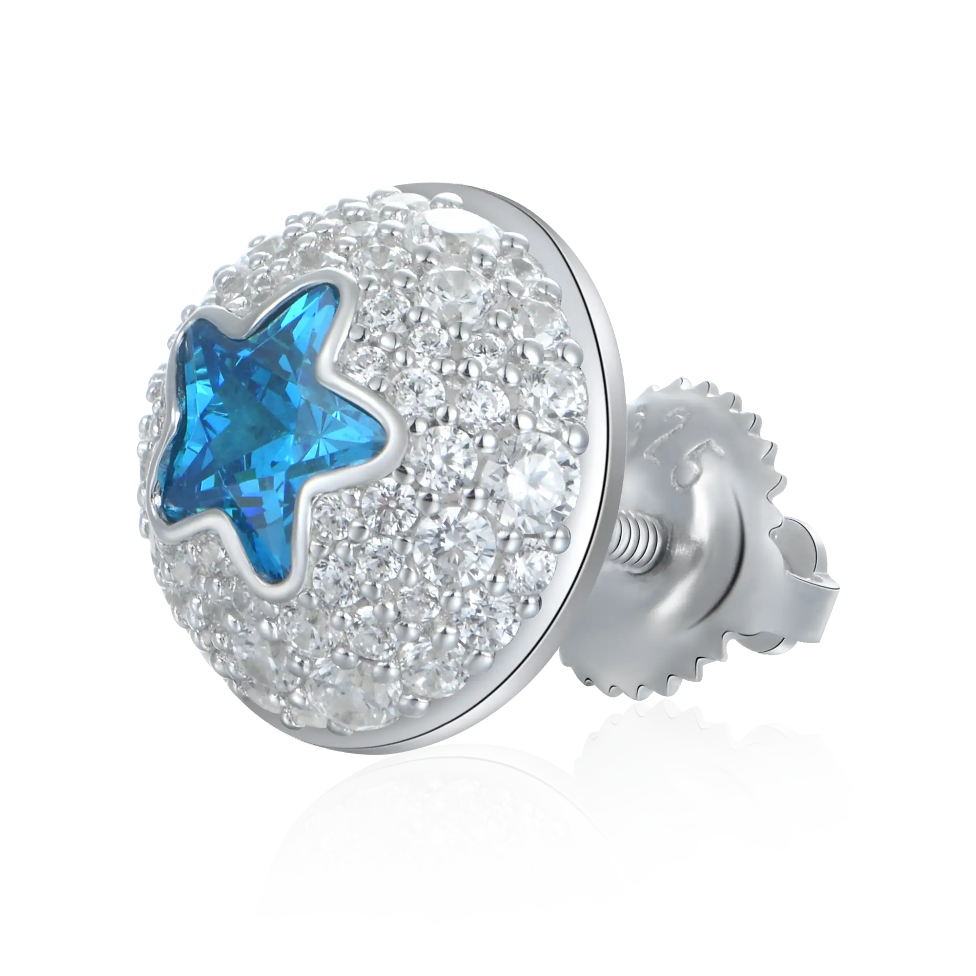 S925 LaFlare Star Boi Stud Earrings - Pair - Image 2