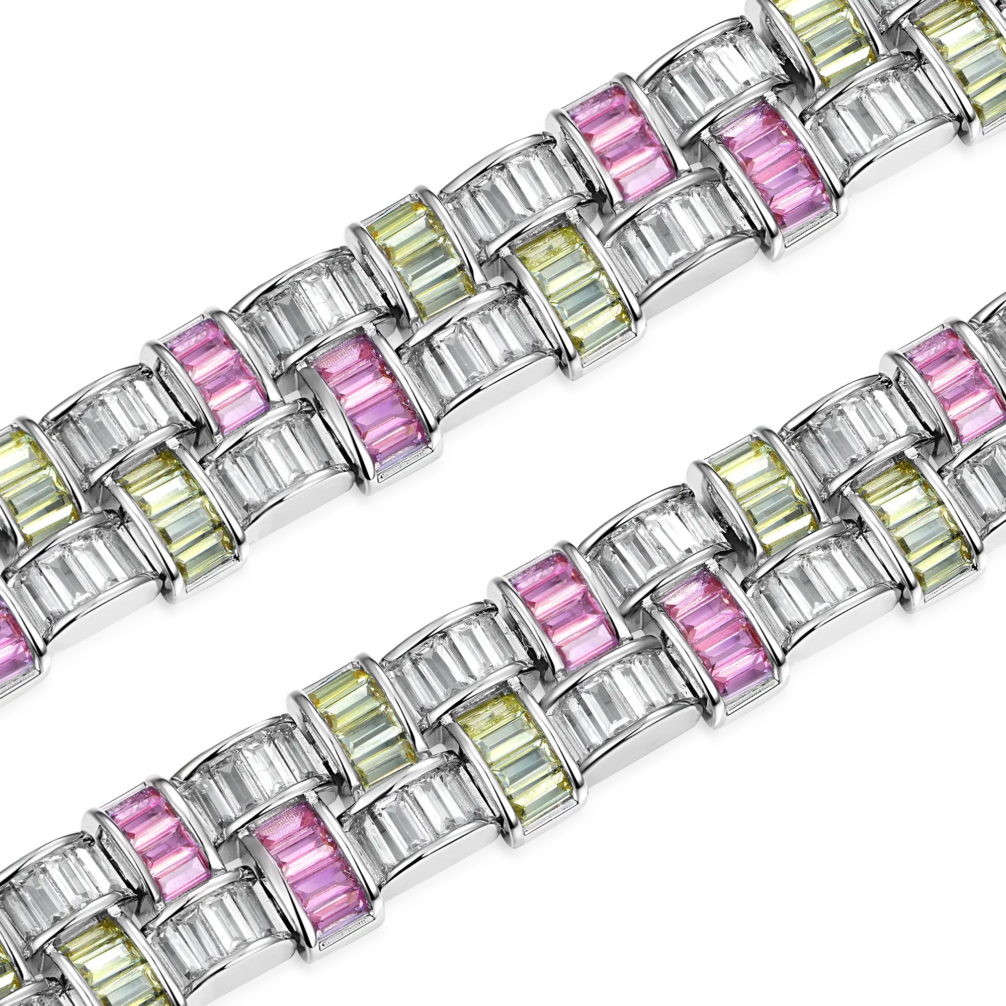 LaFlare Woven Baguetty Bracelet - 15mm - Image 2