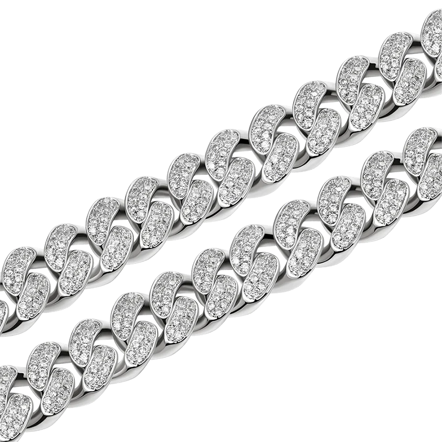 12mm Lightning Box Clasp Cuban Link Chain - Image 4
