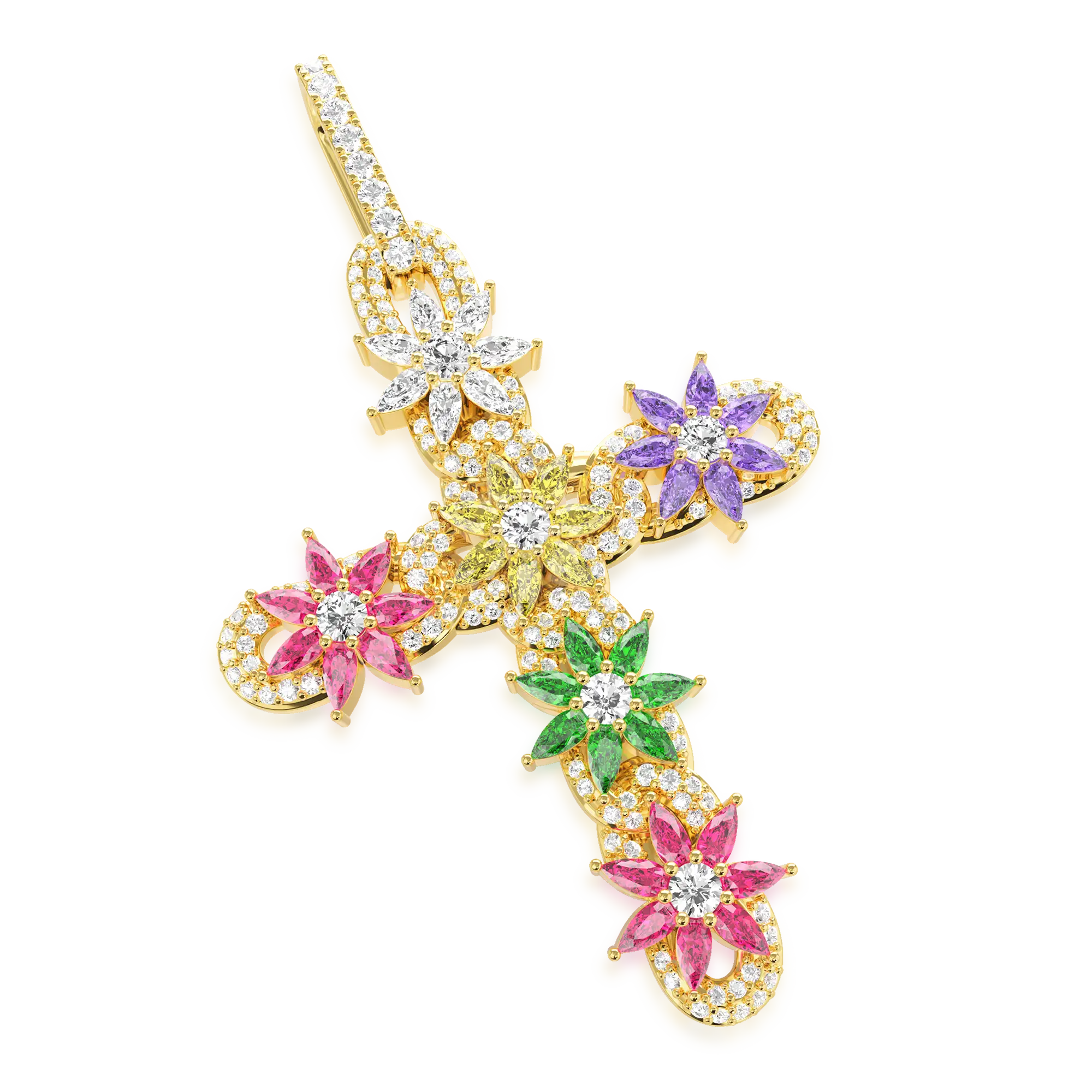 Lily Infinity Cross Pendant - Image 12