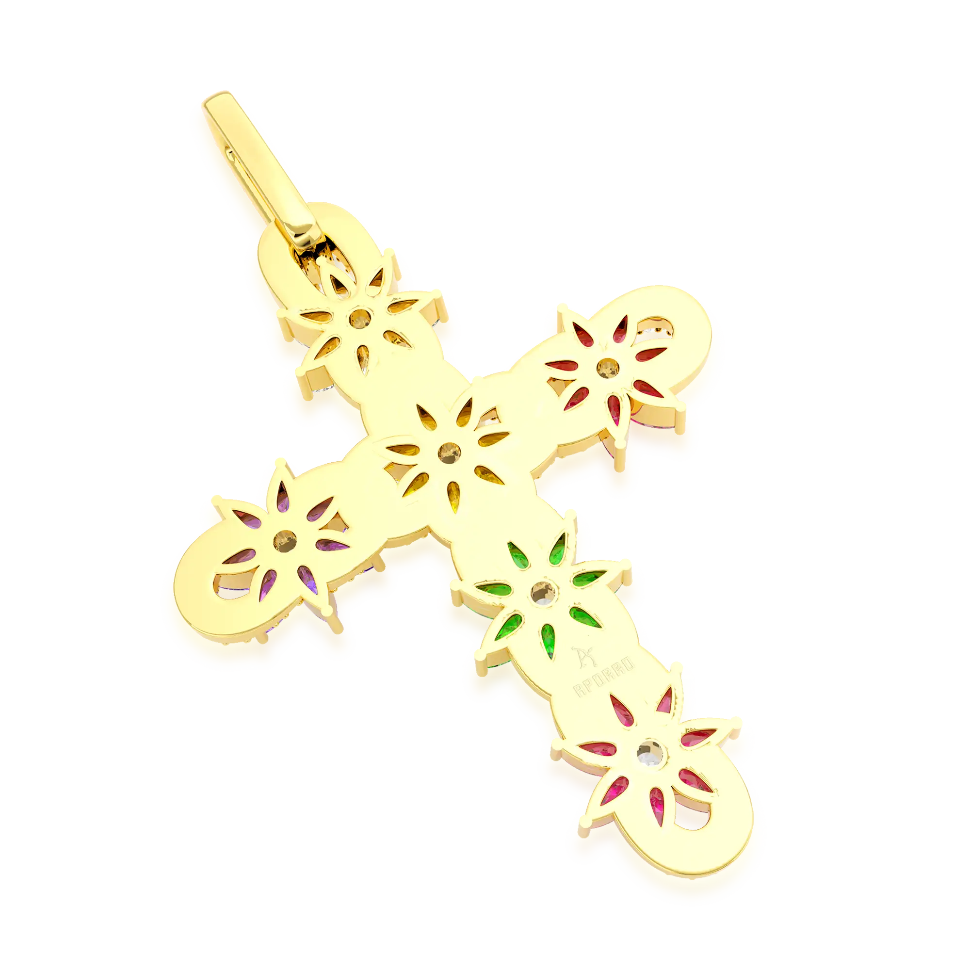 Lily Infinity Cross Pendant - Image 13