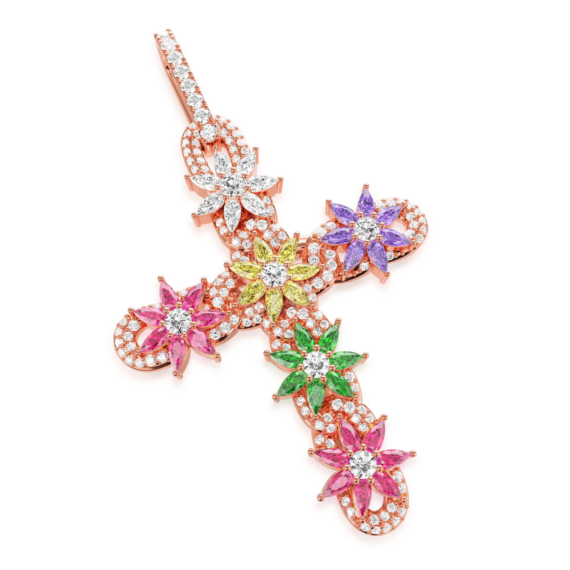 Lily Infinity Cross Pendant - Image 17