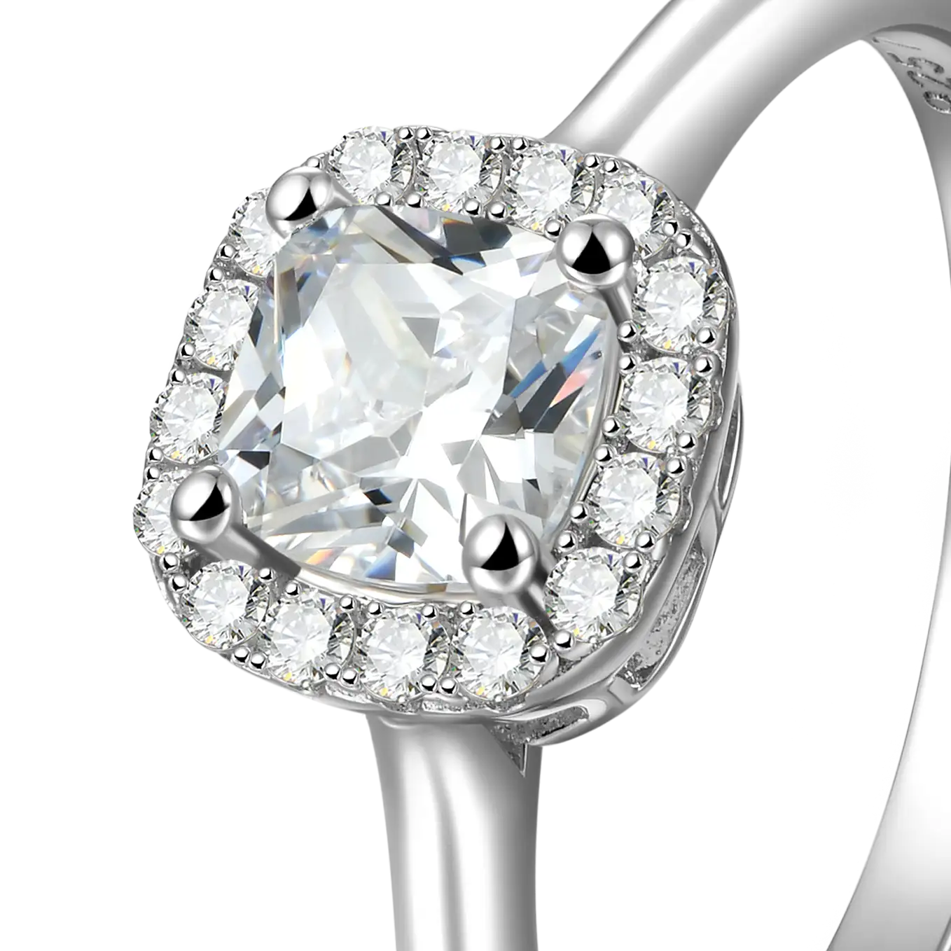 LOVE 1477 Moissanite Custom Engagement Ring - Image 3