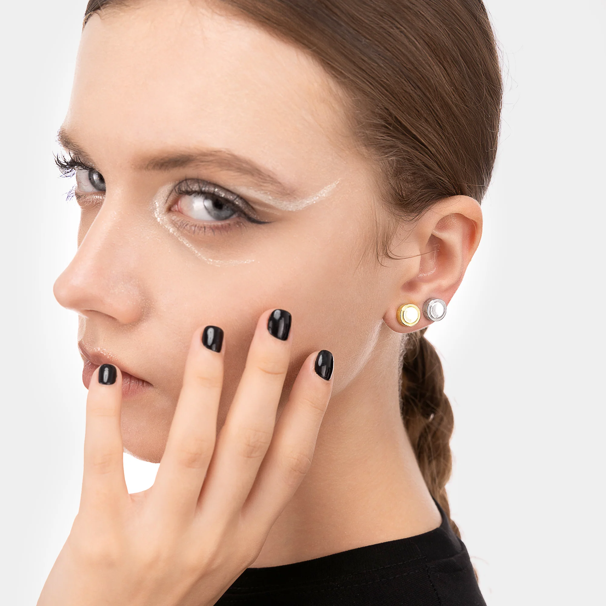 S925 AA Project LR44 NO.1 Earrings - Pair - Image 3