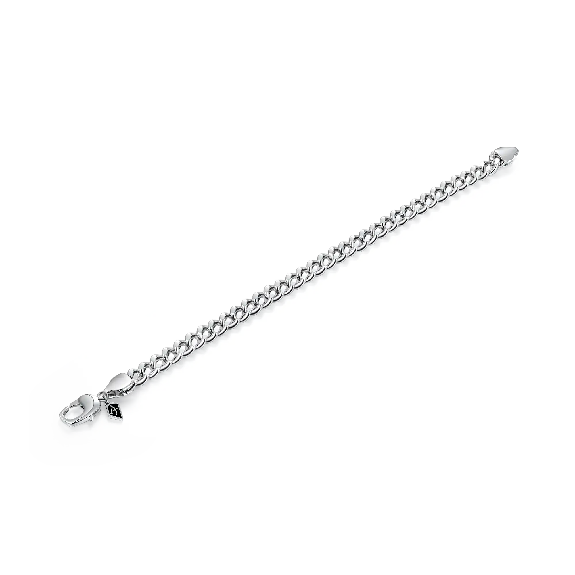 Miami Micro Cuban Curb Bracelet - White Gold - Image 11