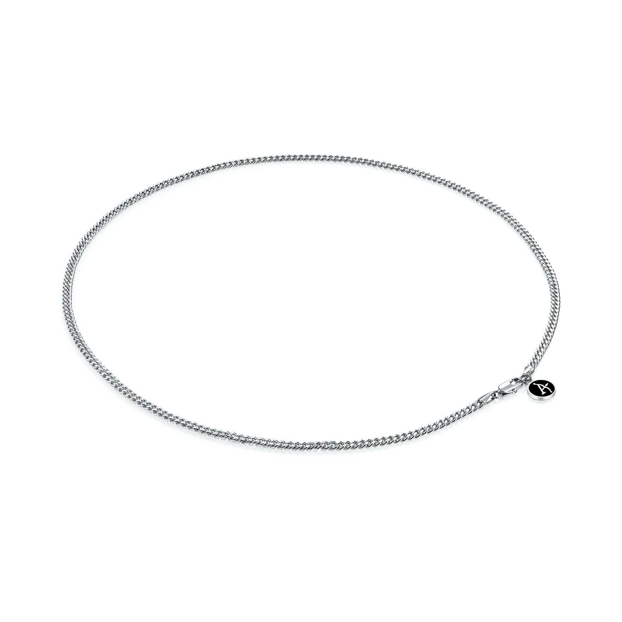 3.5mm&8mm Miami Micro Cuban Curb Chain - White Gold - Image 6